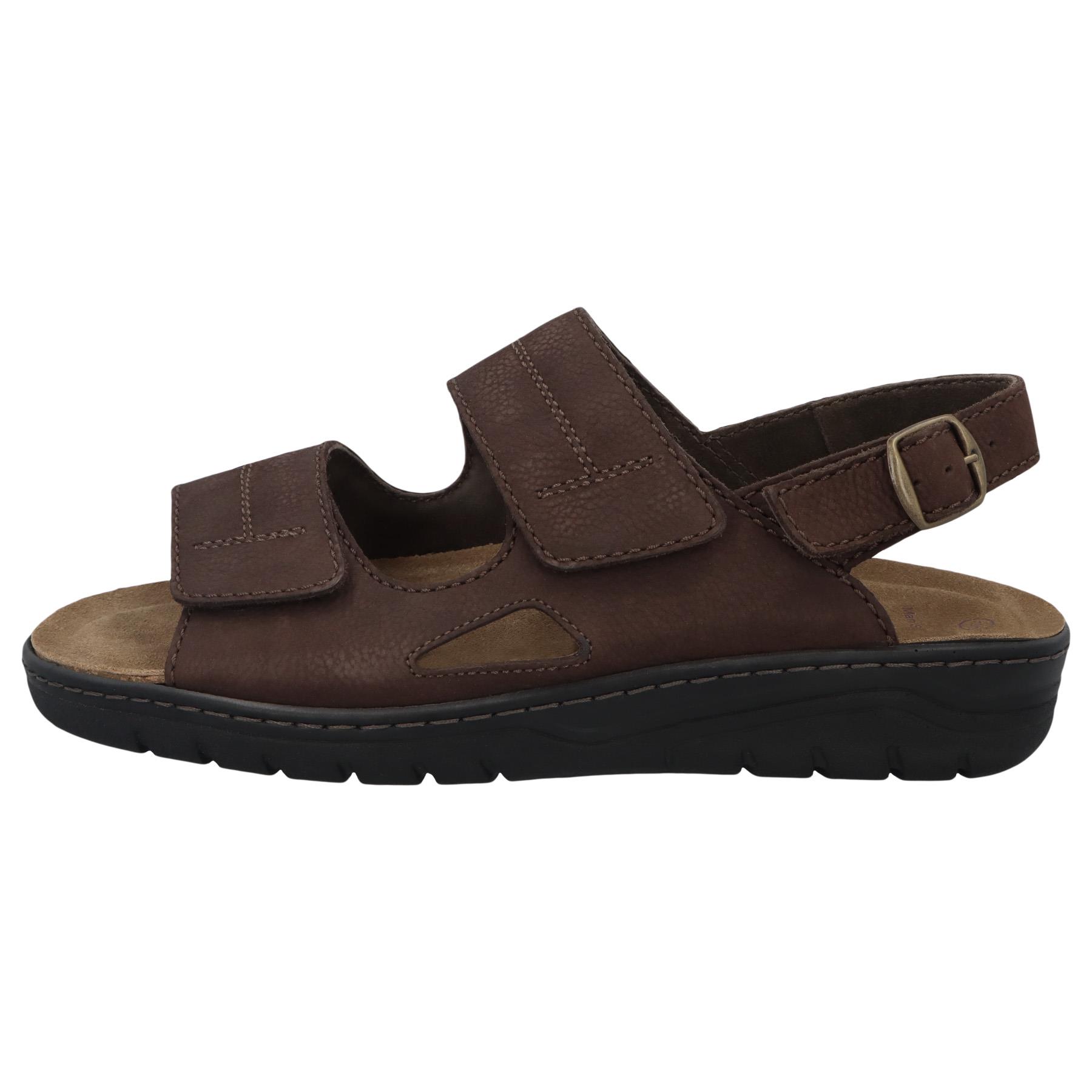 braune sandale seitenansicht links