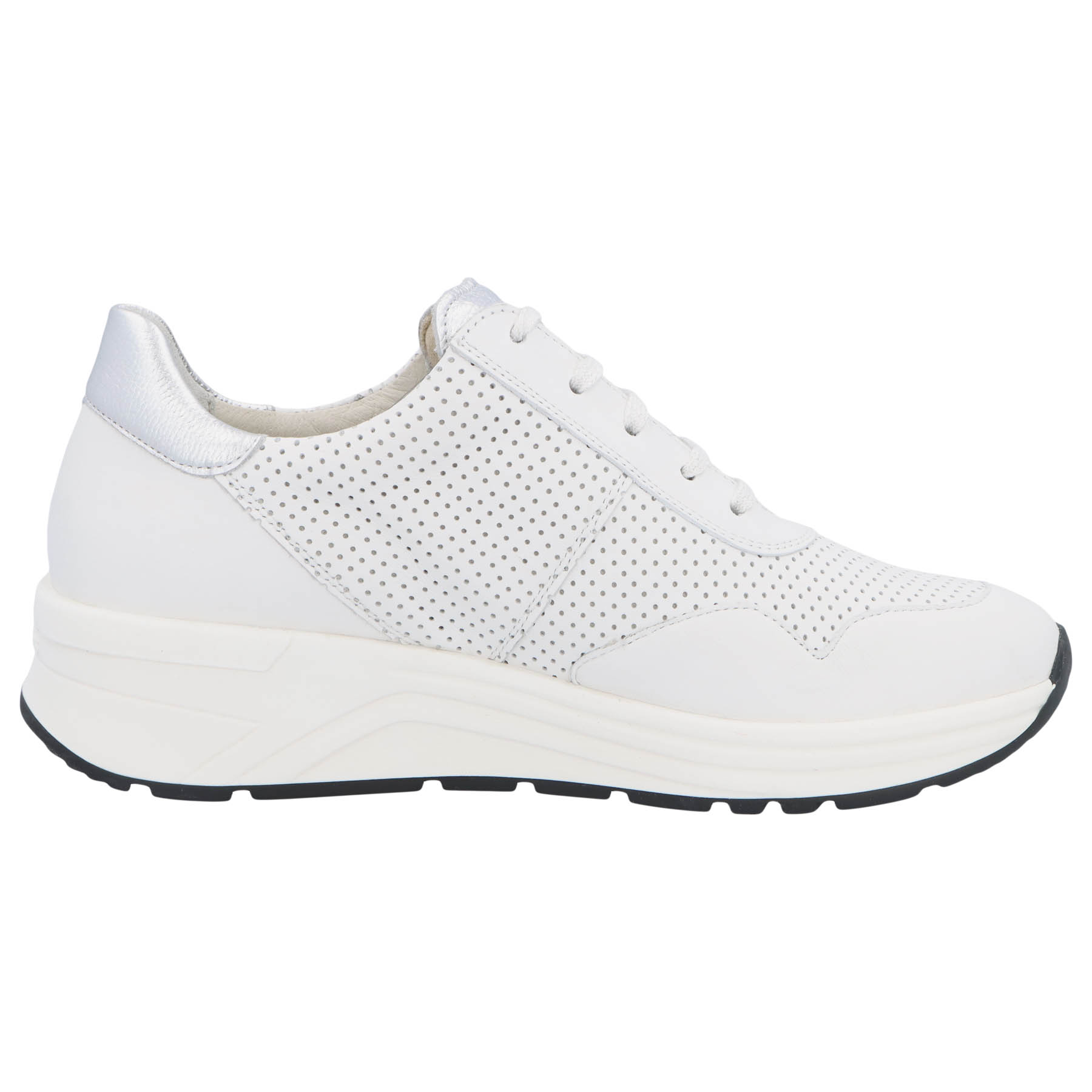 weiße halbschuh seitenansicht rechts