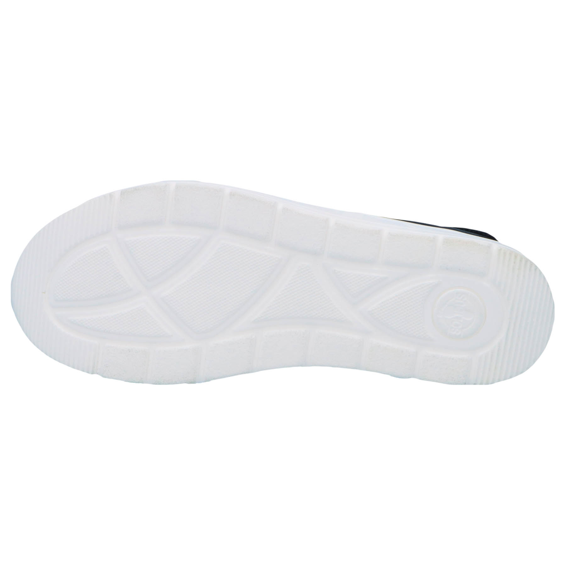 blaue sandale sohlenansicht