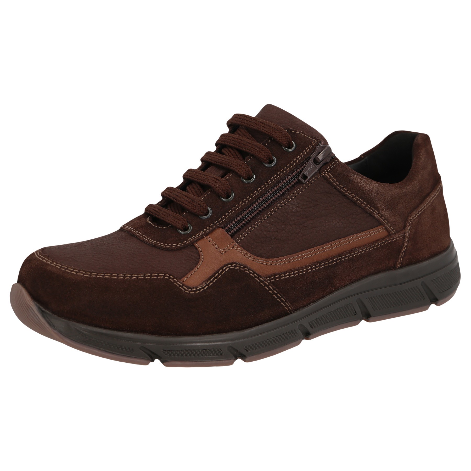 braune halbschuh 3-4 ansicht