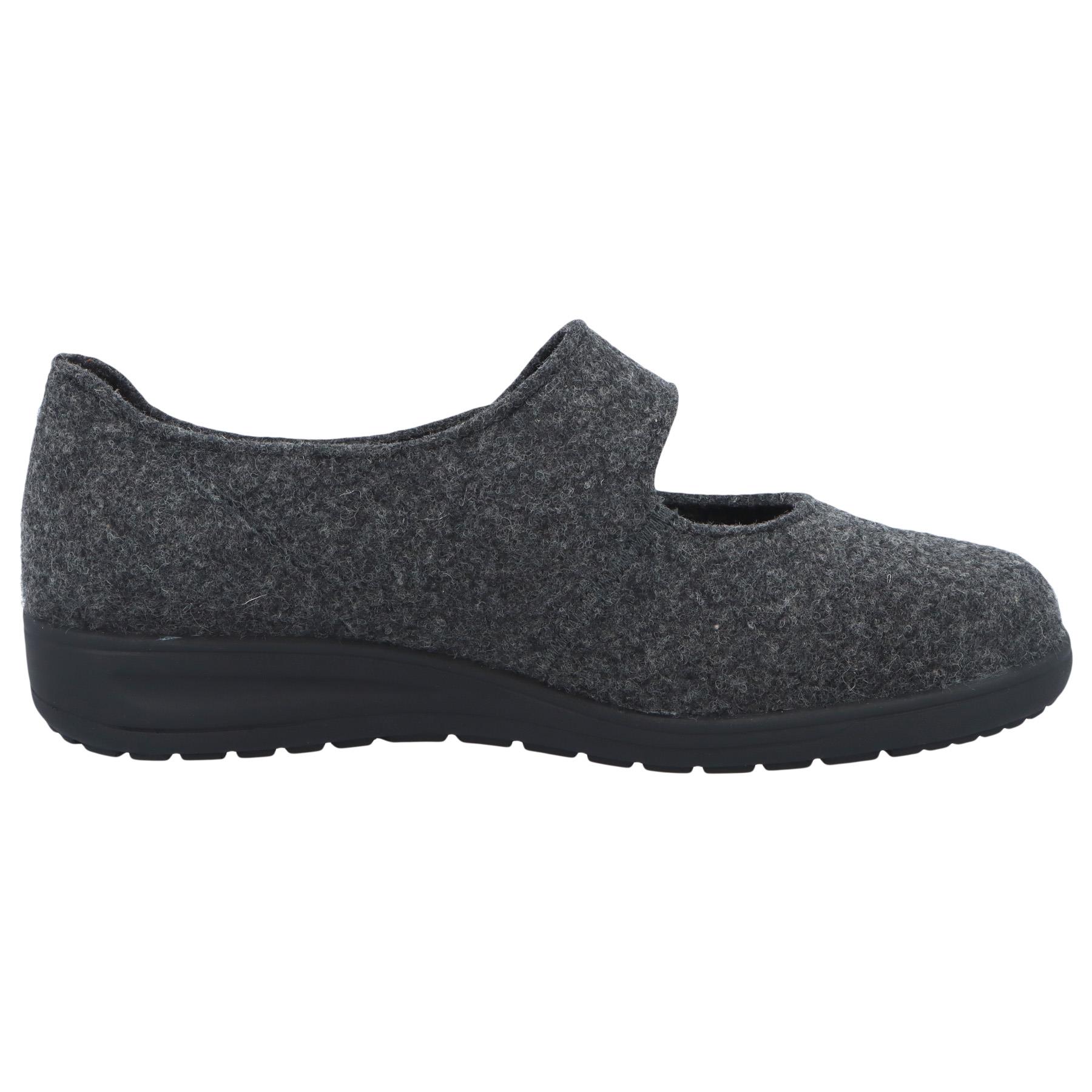 graue slipper seitenansicht rechts