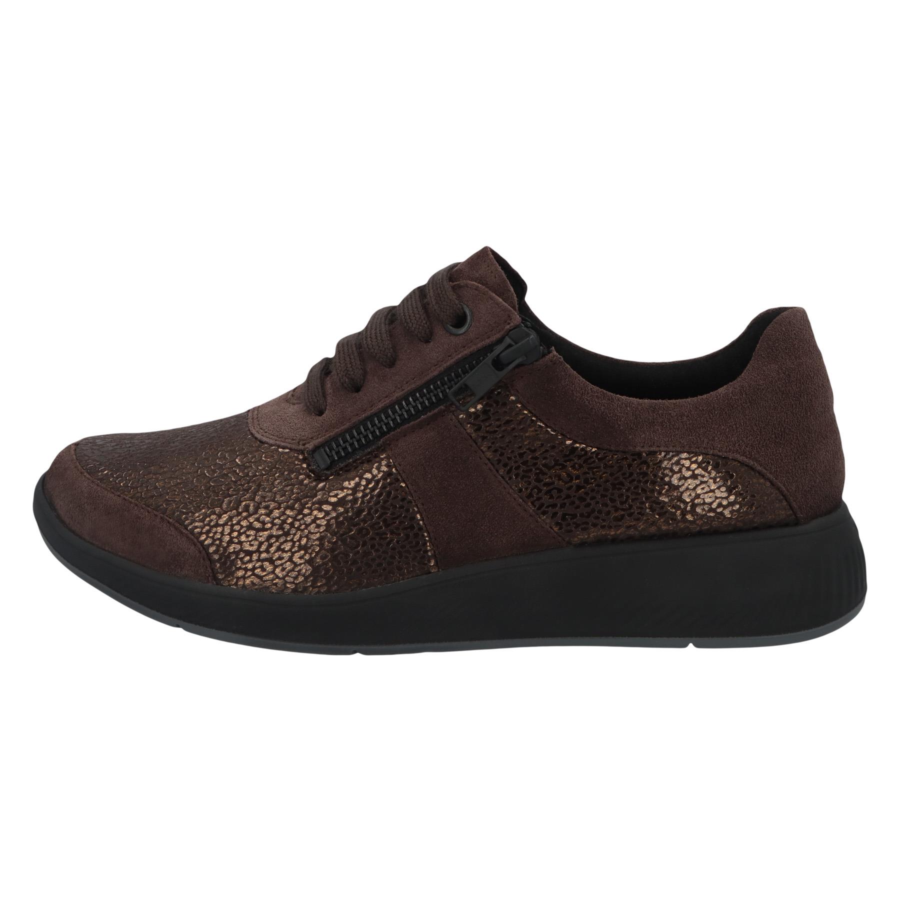 braune halbschuh seitenansicht links