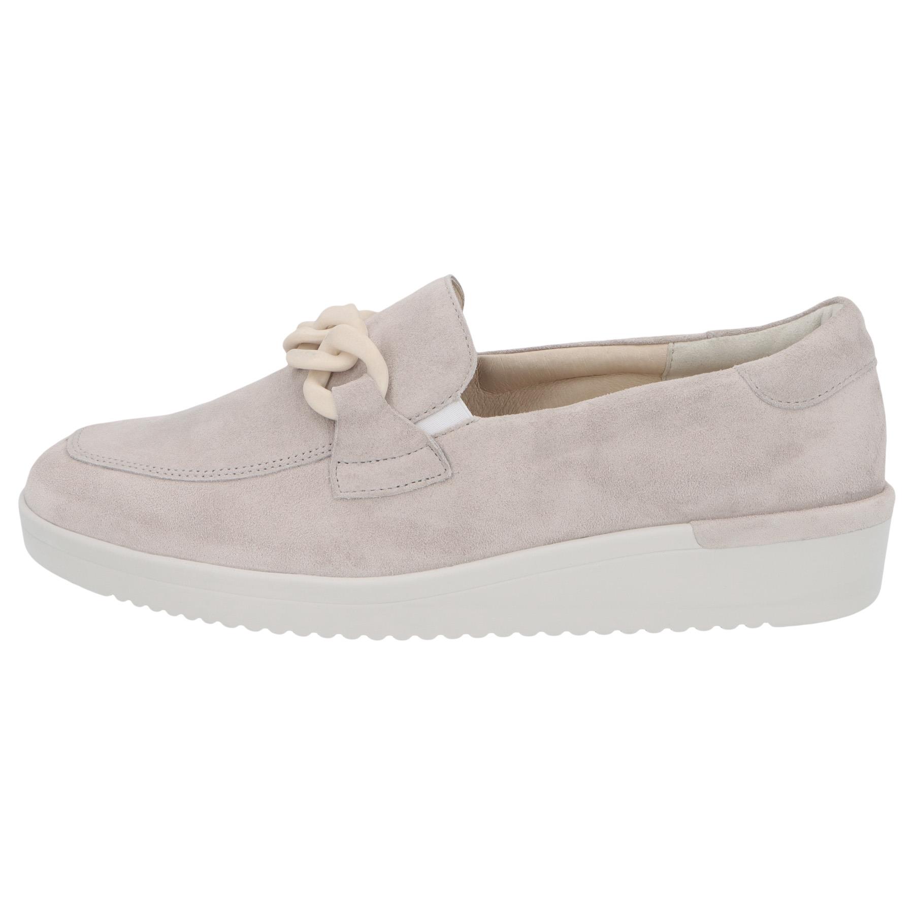 graue slipper seitenansicht links