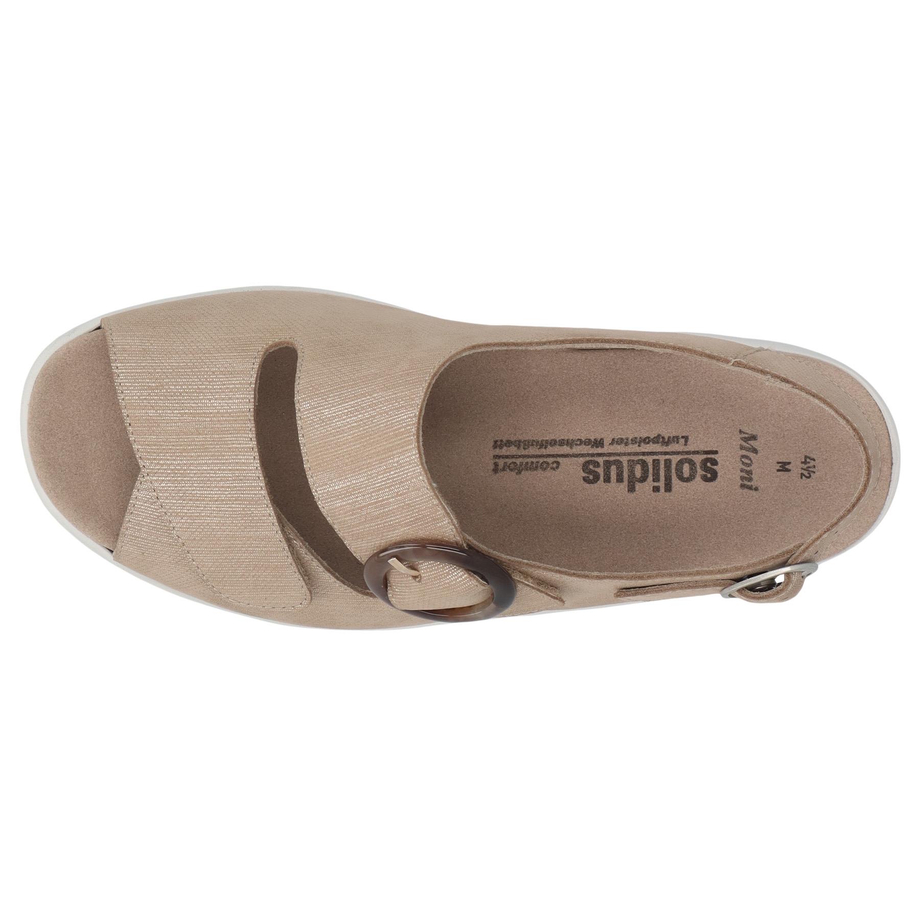 braune sandale draufsicht