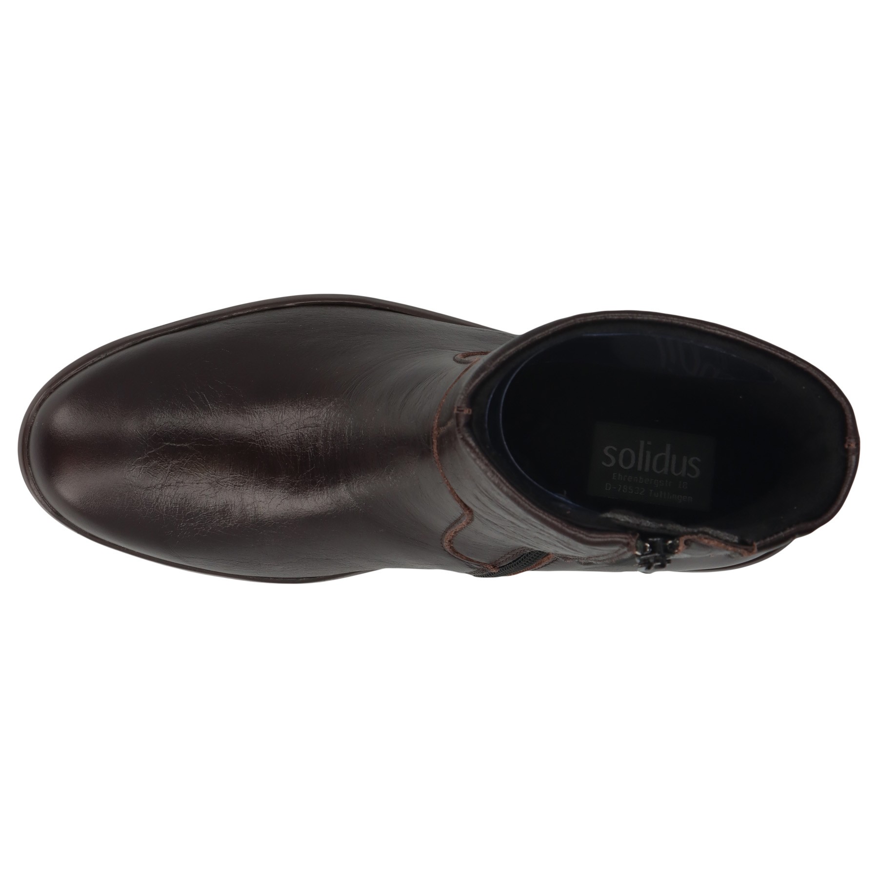 braune stiefel draufsicht