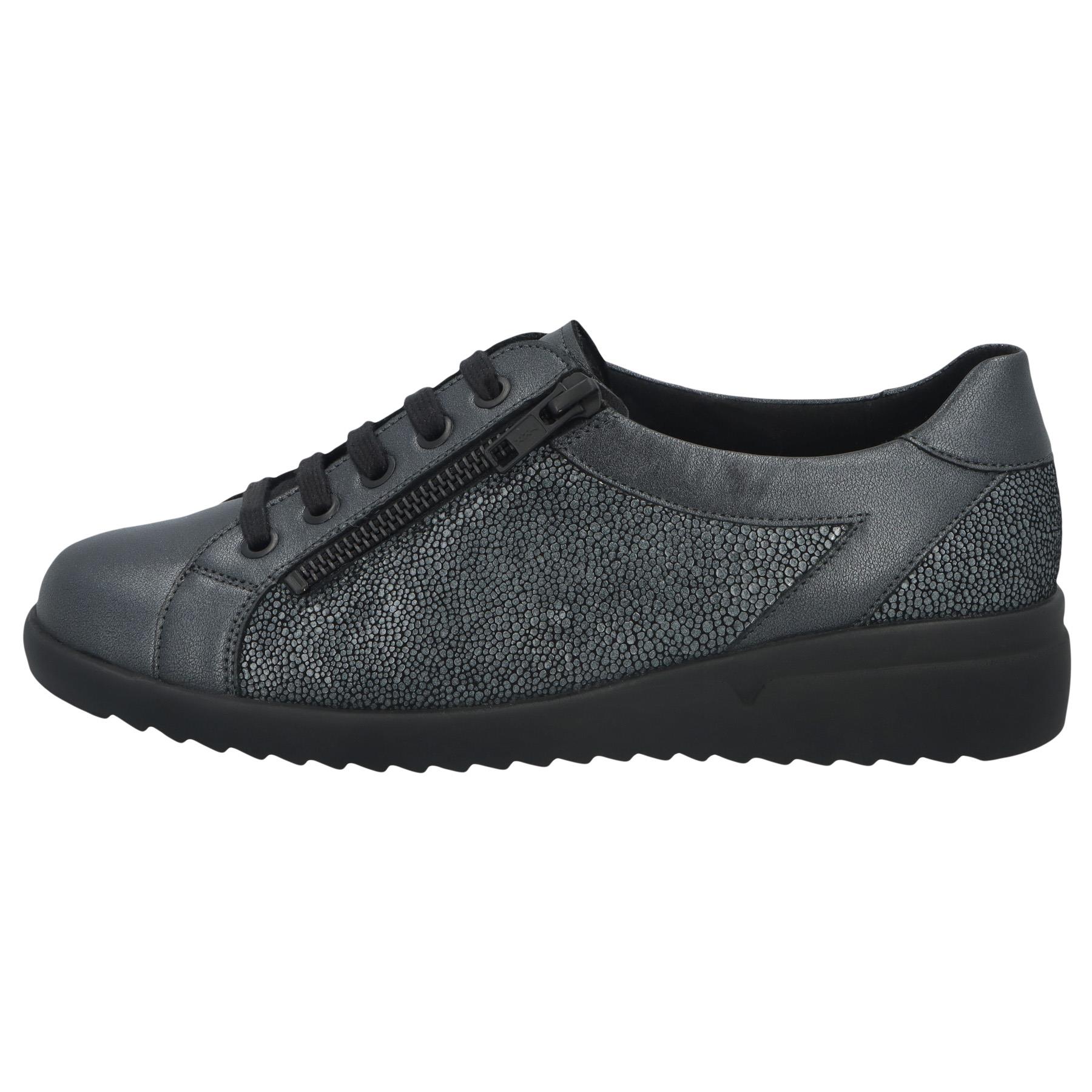 graue halbschuh seitenansicht links