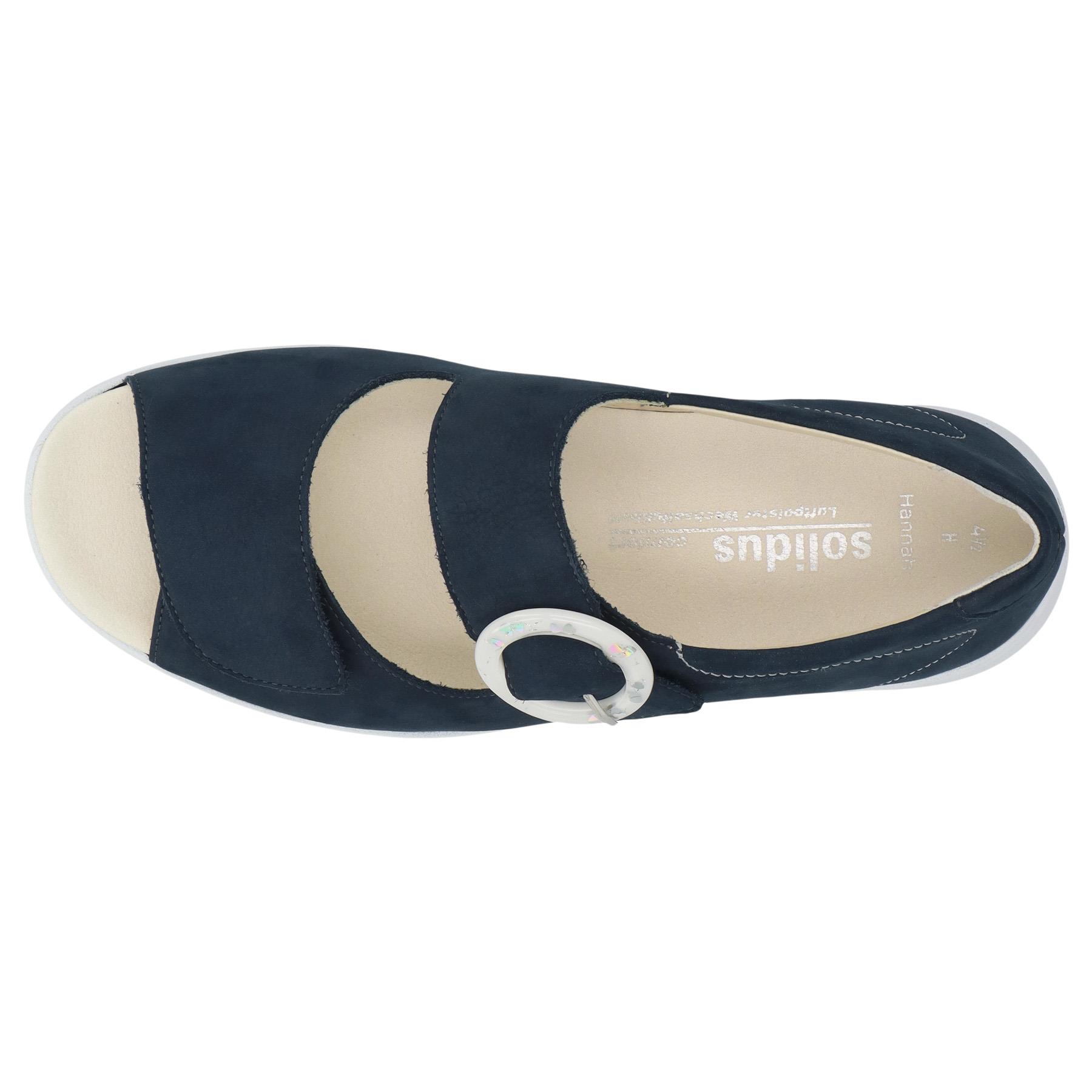 blaue sandale draufsicht