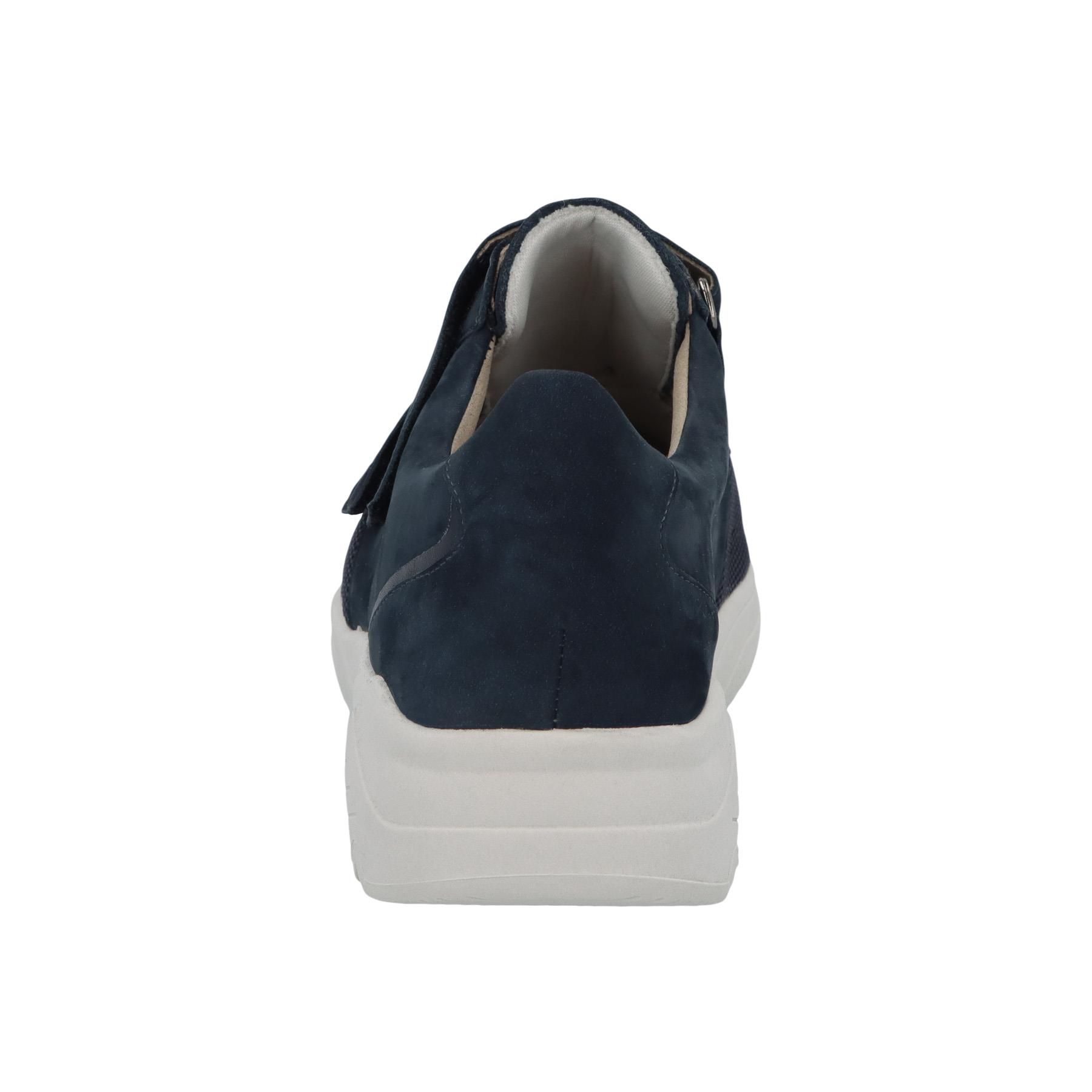 blaue slipper hinteransicht