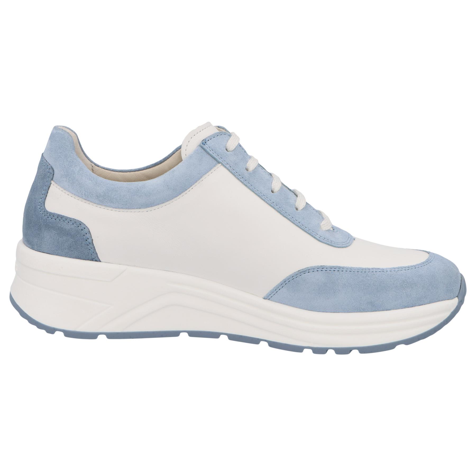 weiße halbschuh seitenansicht rechts