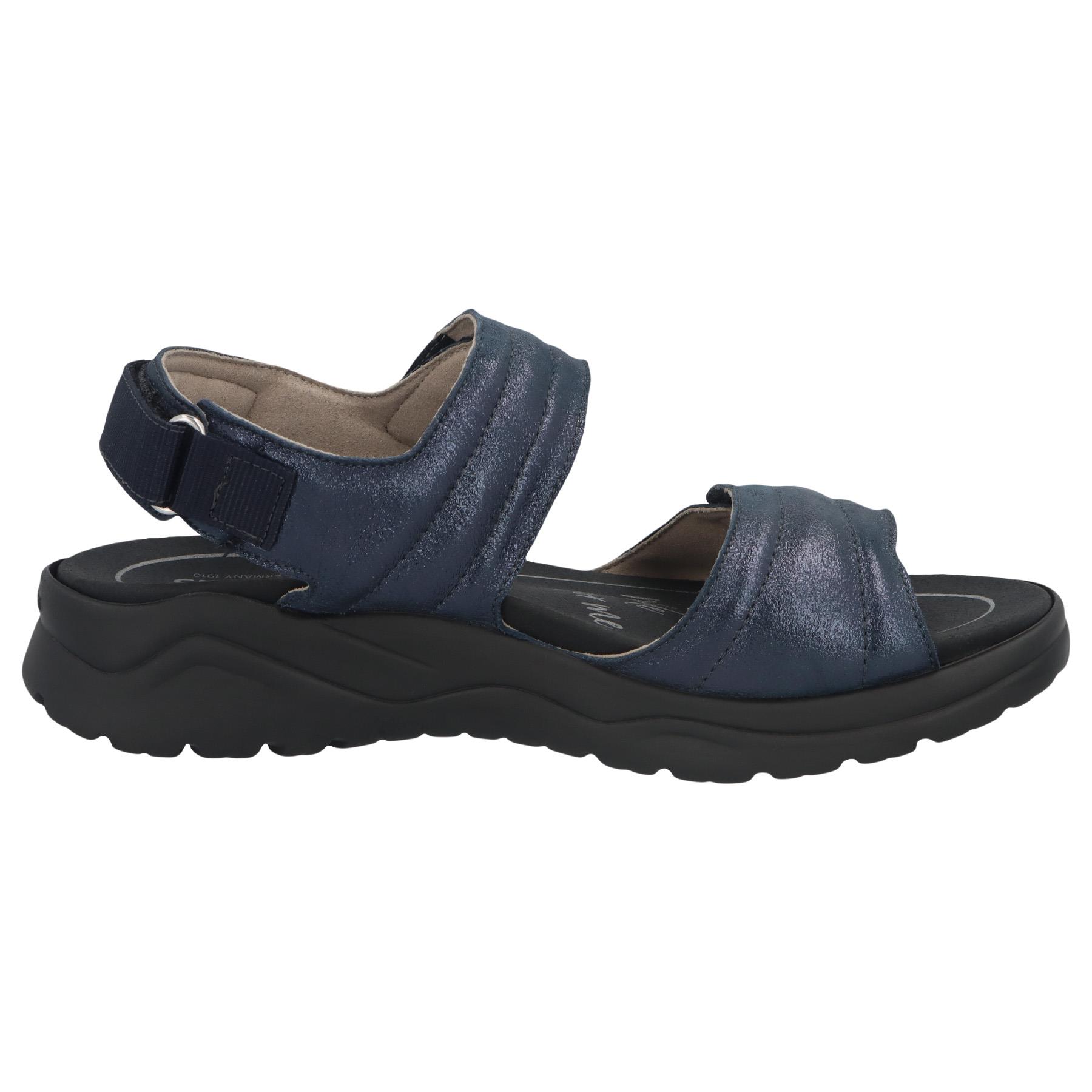 blaue sandale seitenansicht rechts