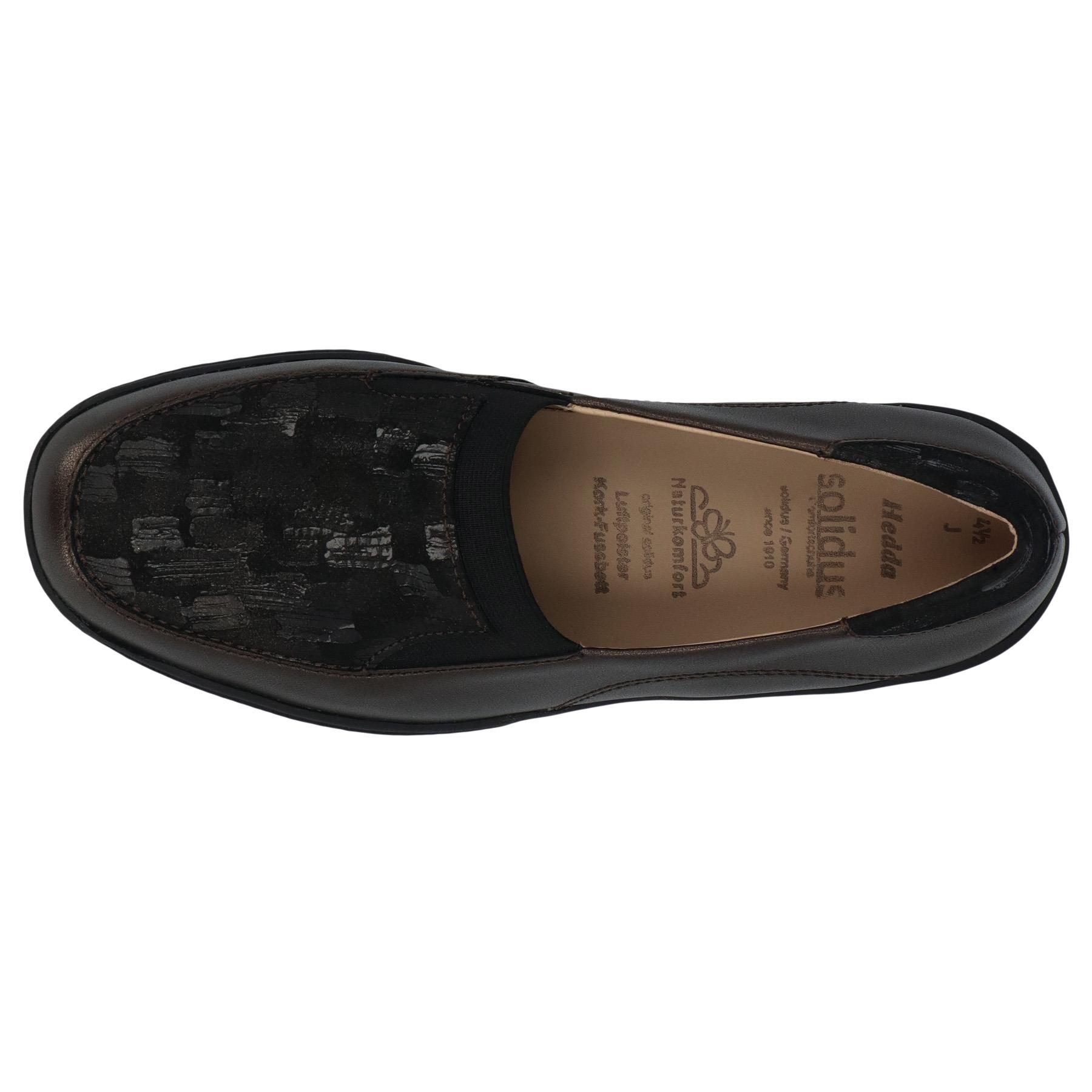 graue slipper draufsicht