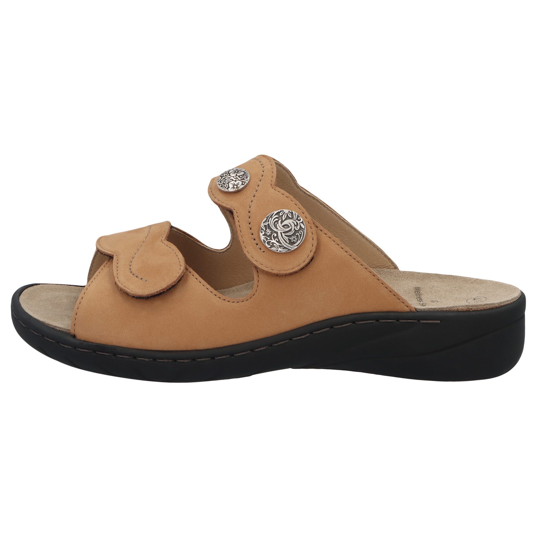 braune pantolette seitenansicht links