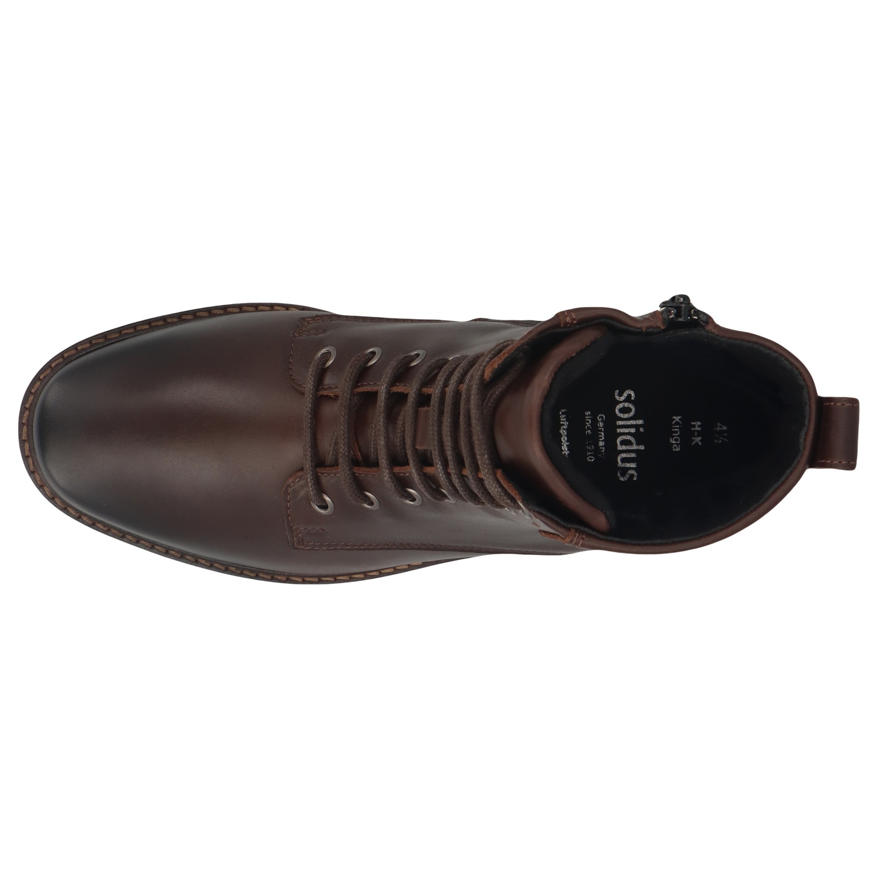 braune stiefel draufsicht