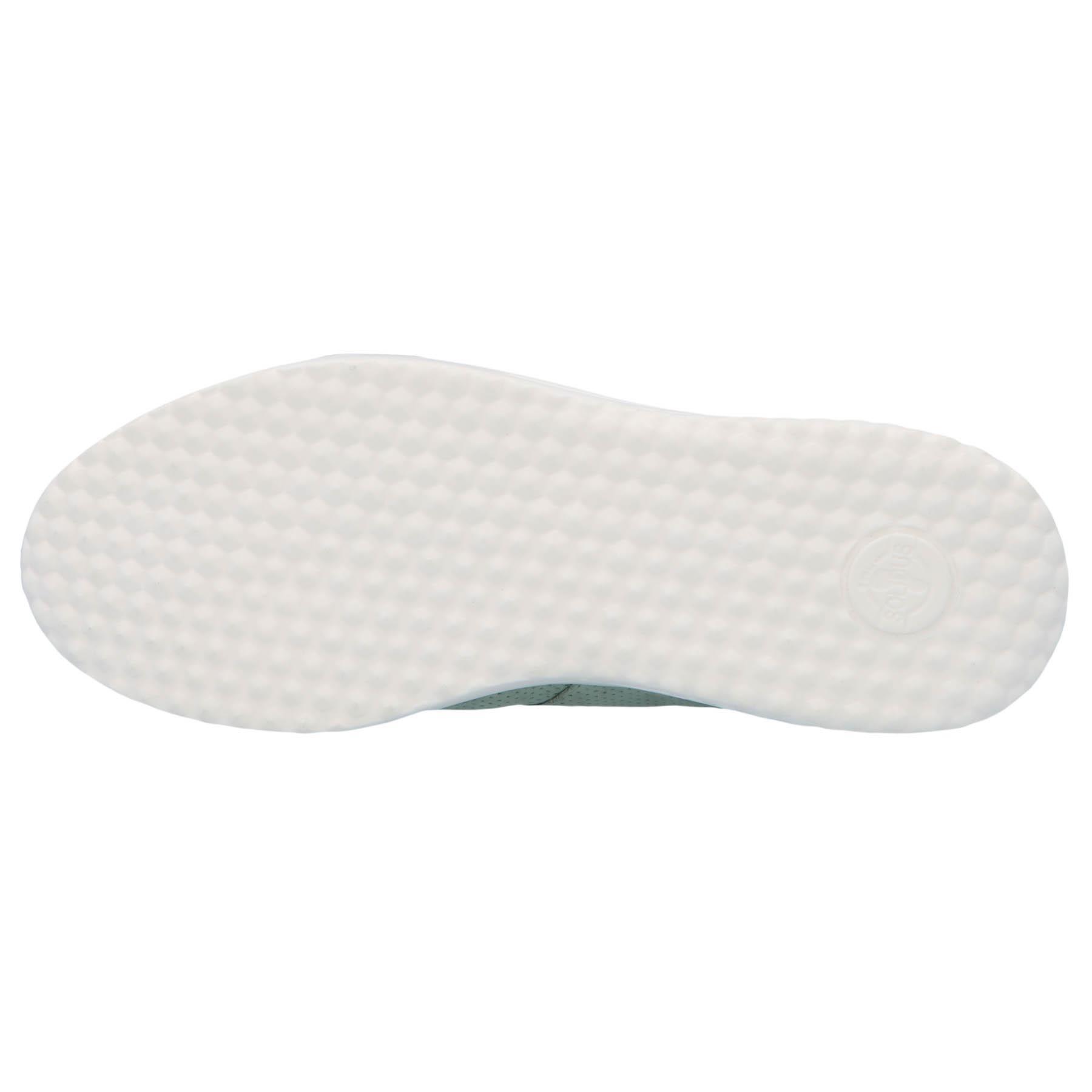 grüne halbschuh sohlenansicht