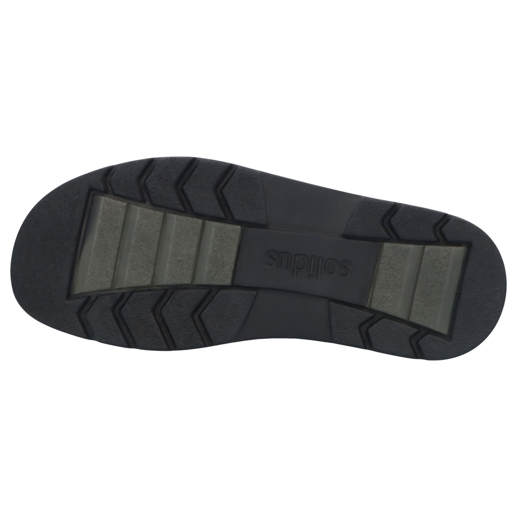 schwarze stiefel sohlenansicht
