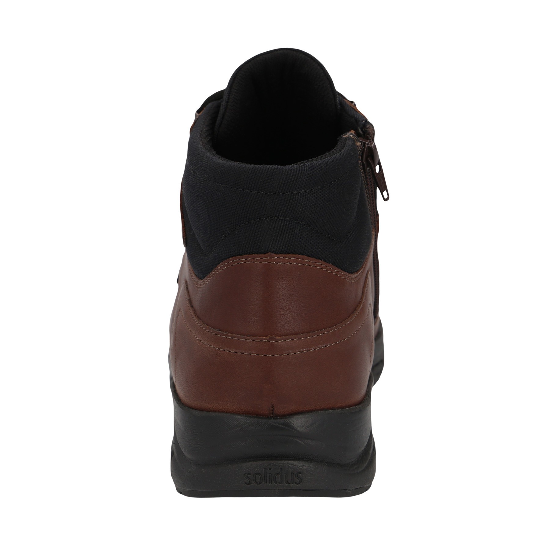 braune stiefel hinteransicht