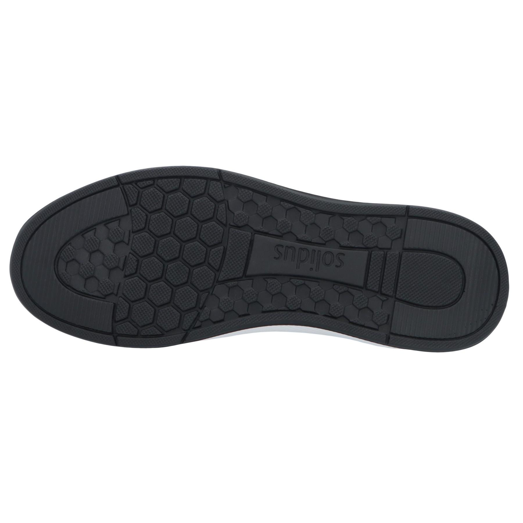 blaue halbschuh sohlenansicht