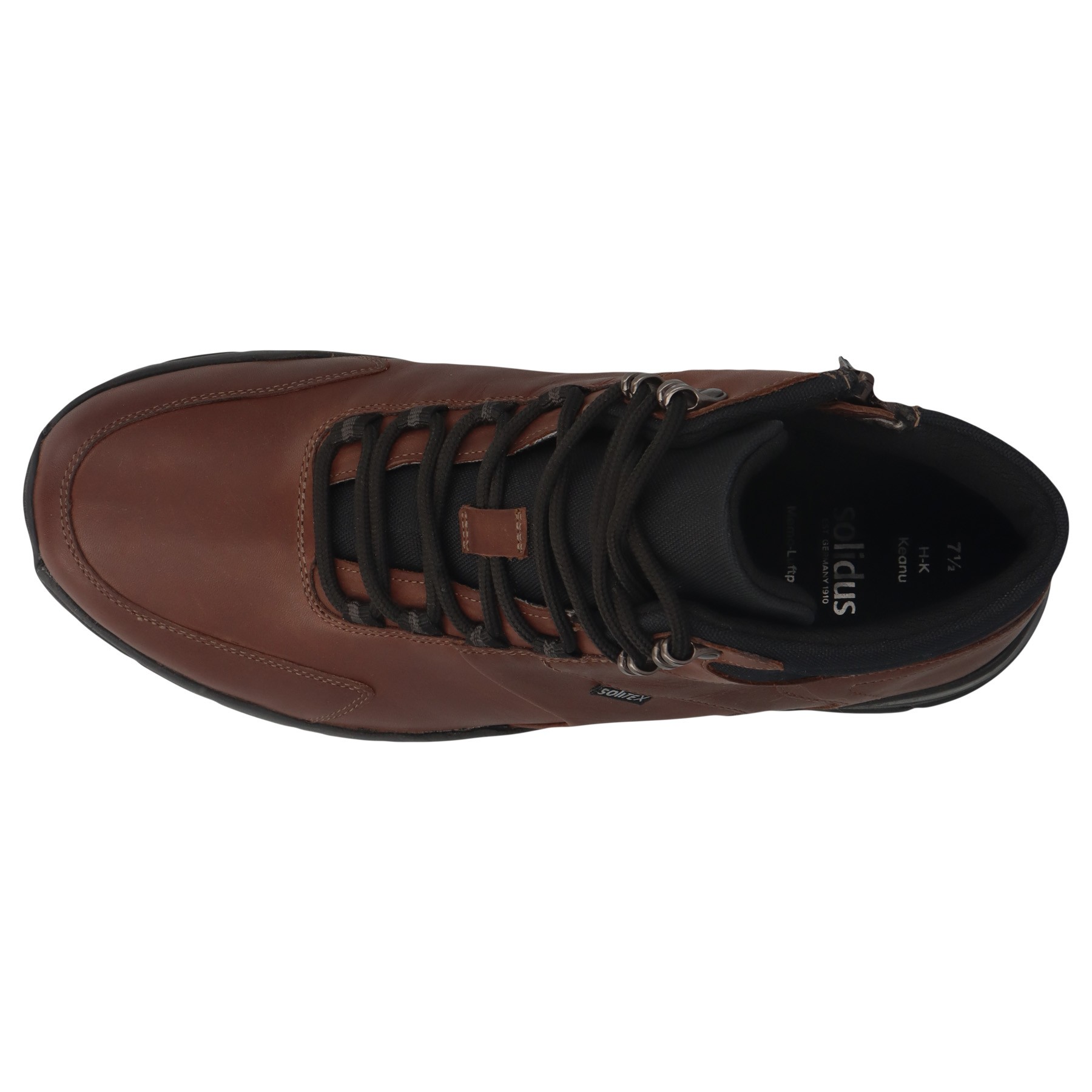 braune stiefel draufsicht