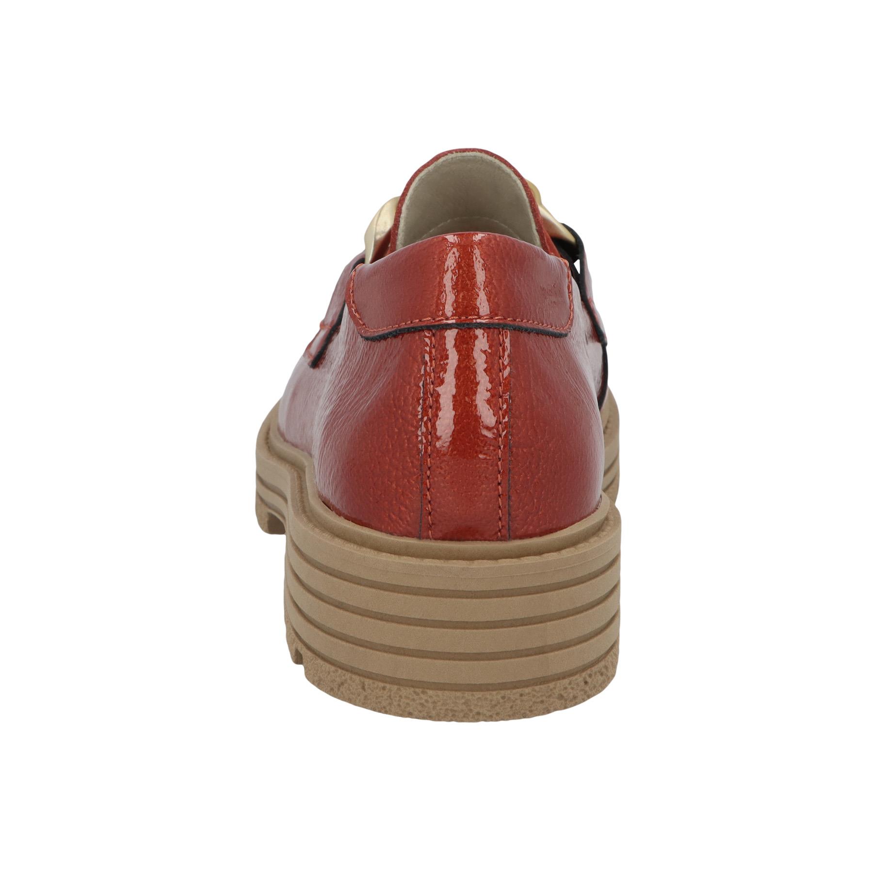 braune slipper hinteransicht
