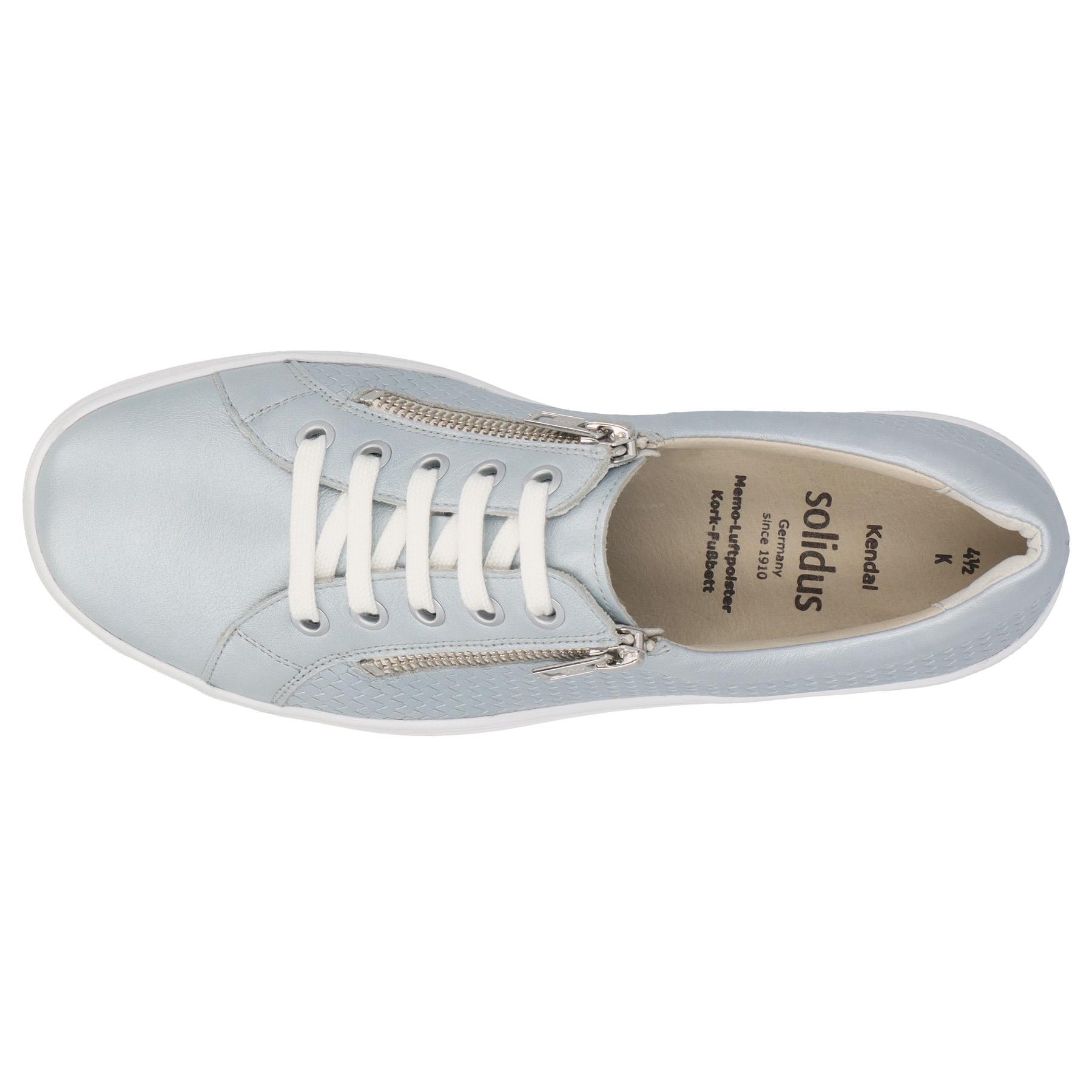 blaue halbschuh draufsicht