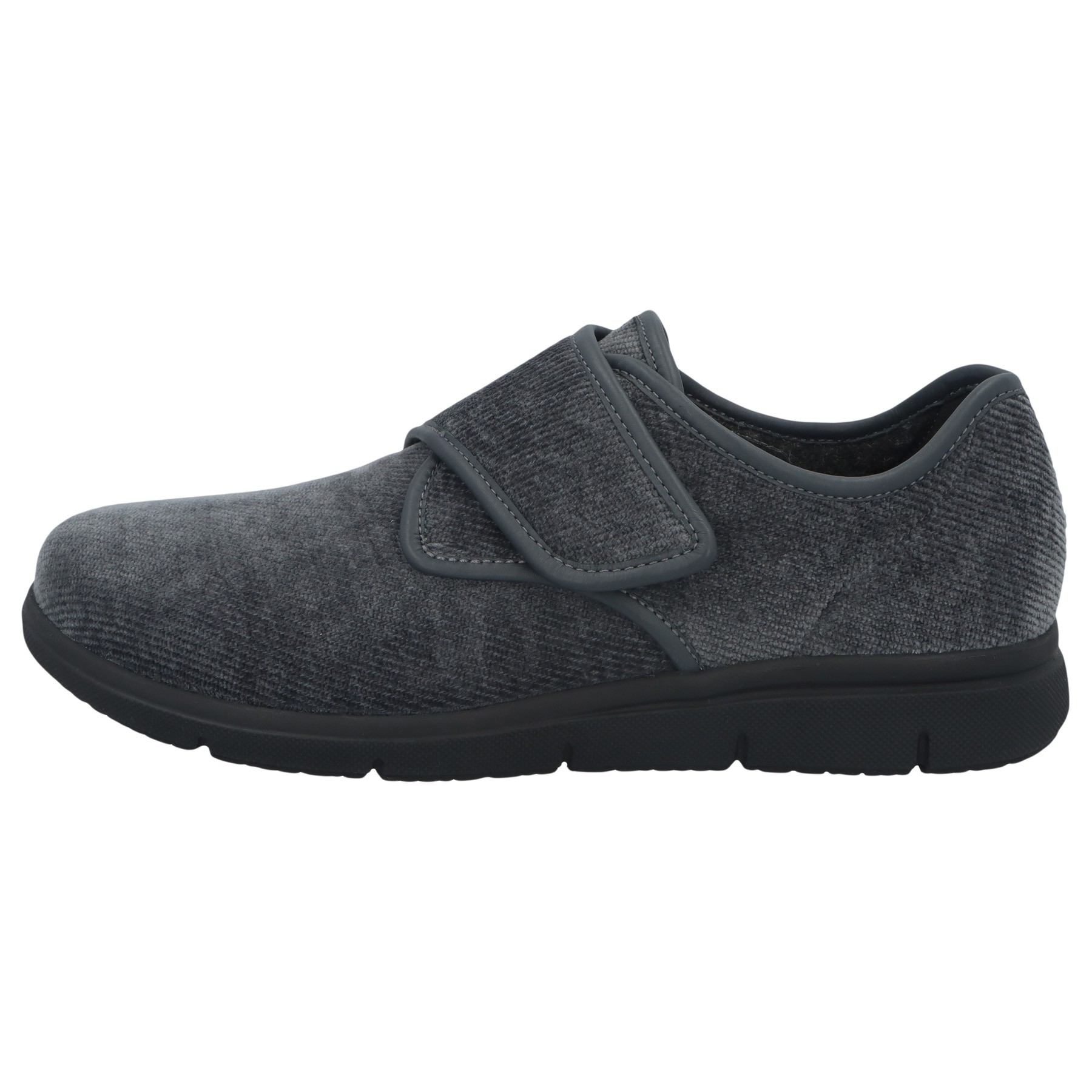 graue halbschuh seitenansicht links