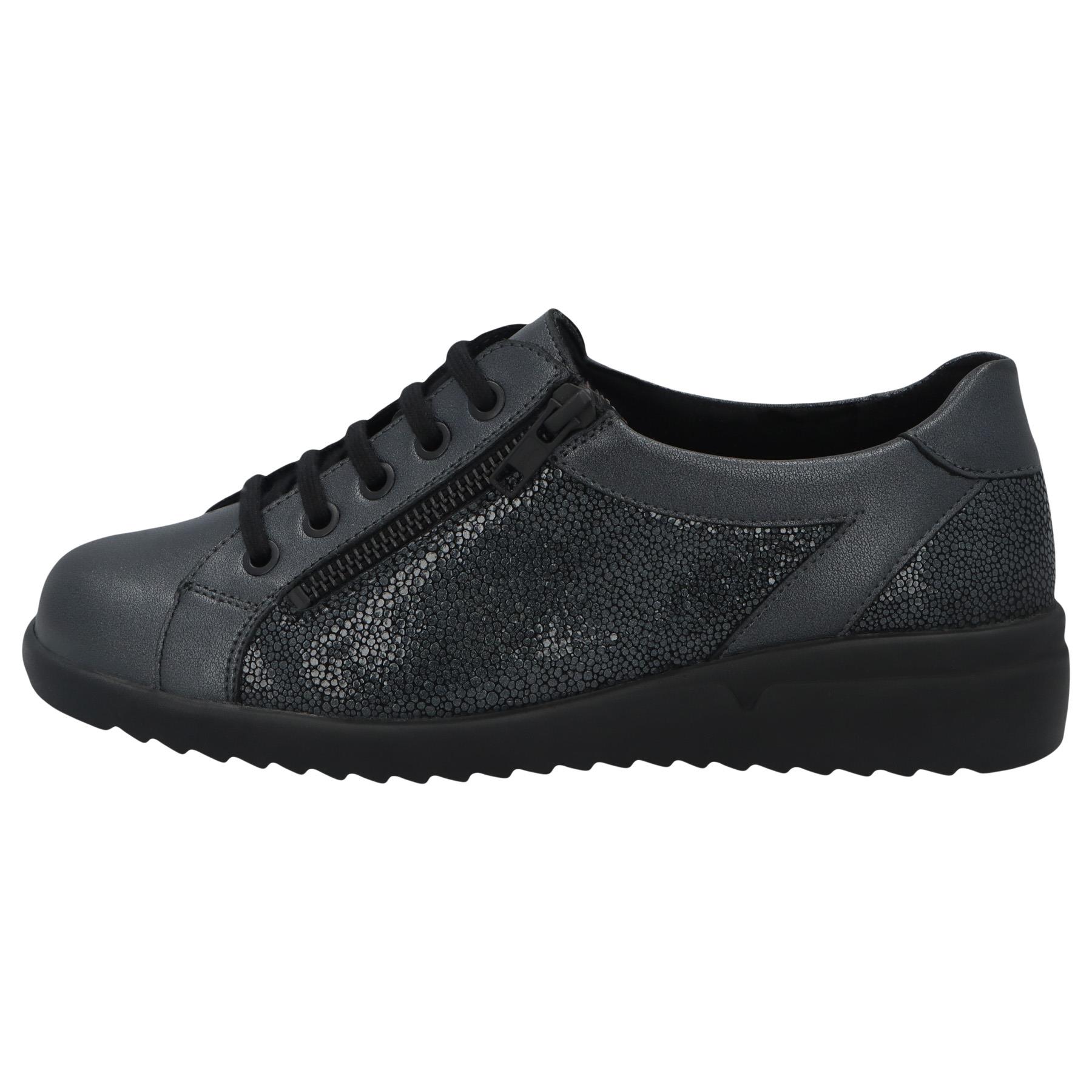 braune halbschuh seitenansicht links