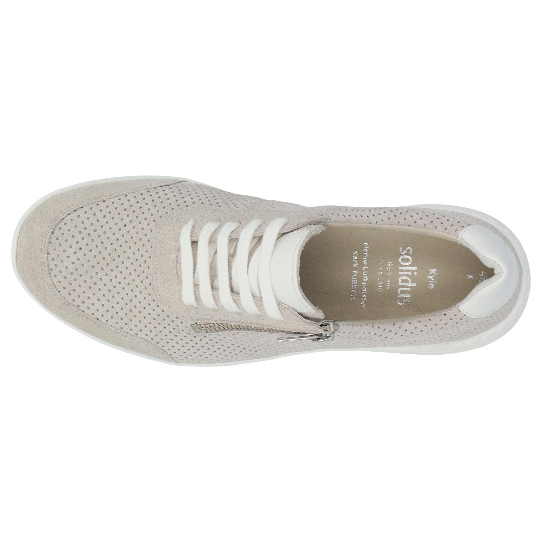 graue halbschuh draufsicht