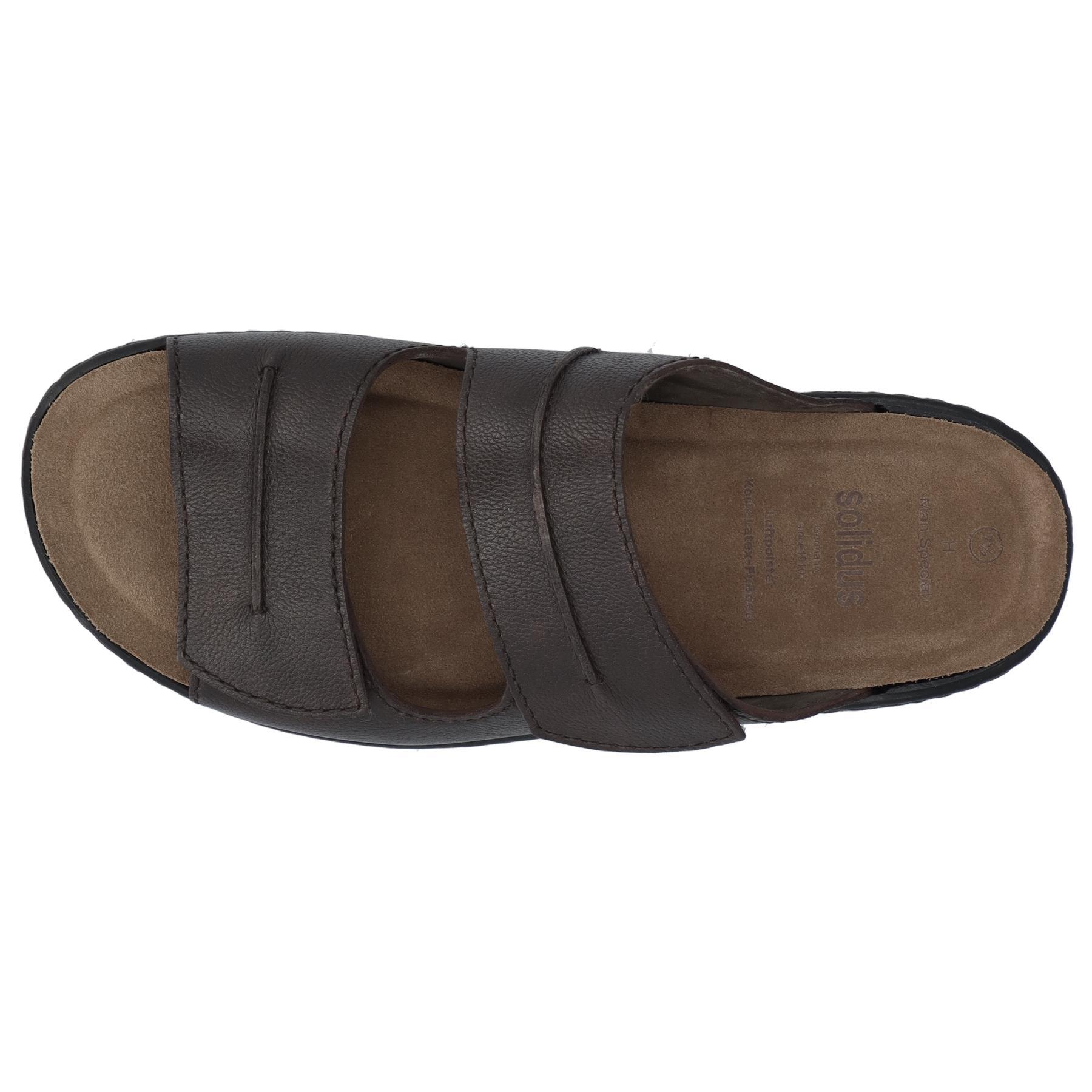 braune pantolette draufsicht