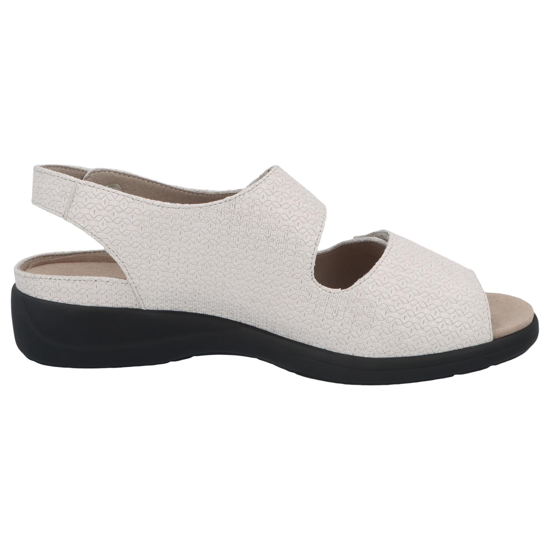 weiße sandale seitenansicht rechts