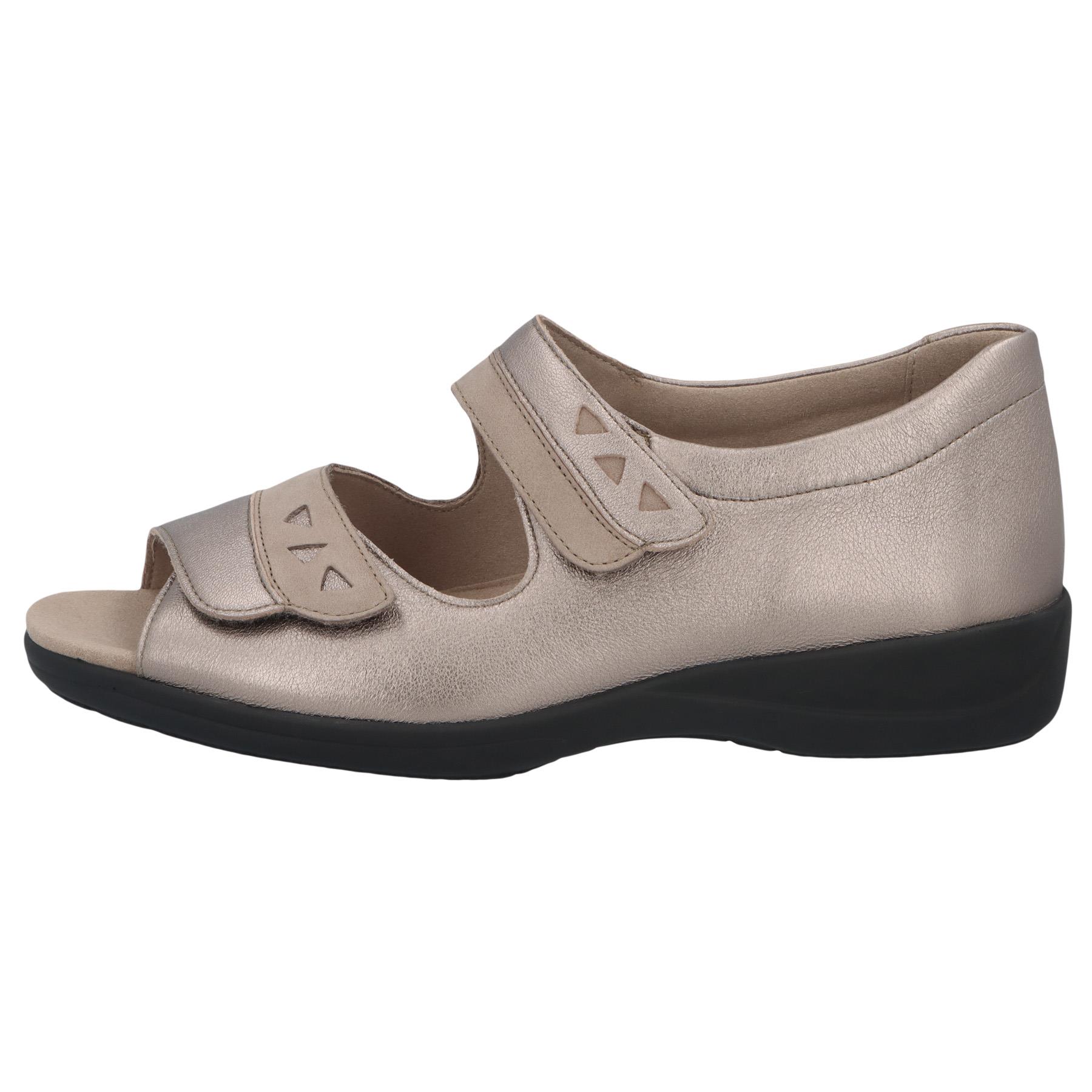 graue sandale seitenansicht links