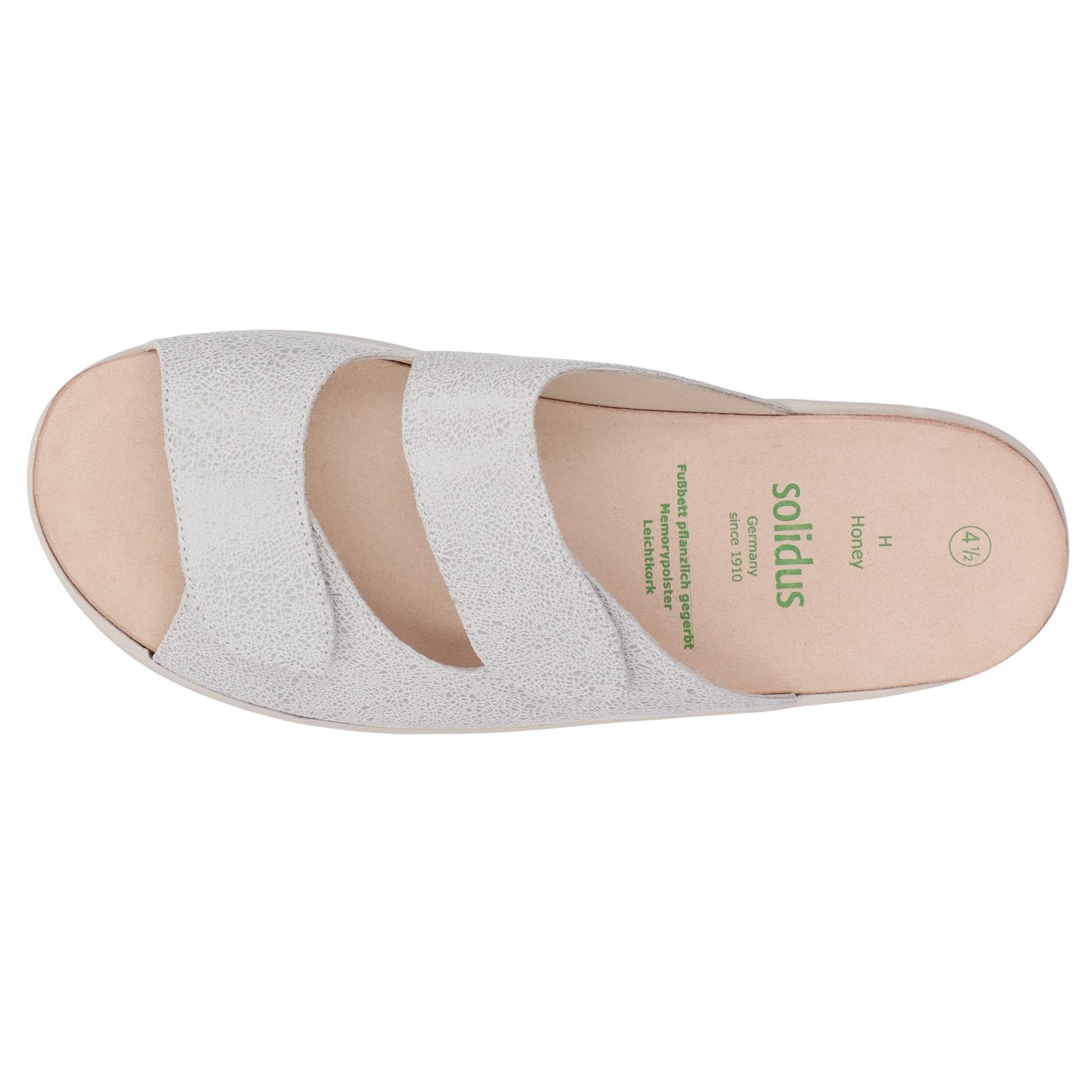 weiße pantolette draufsicht