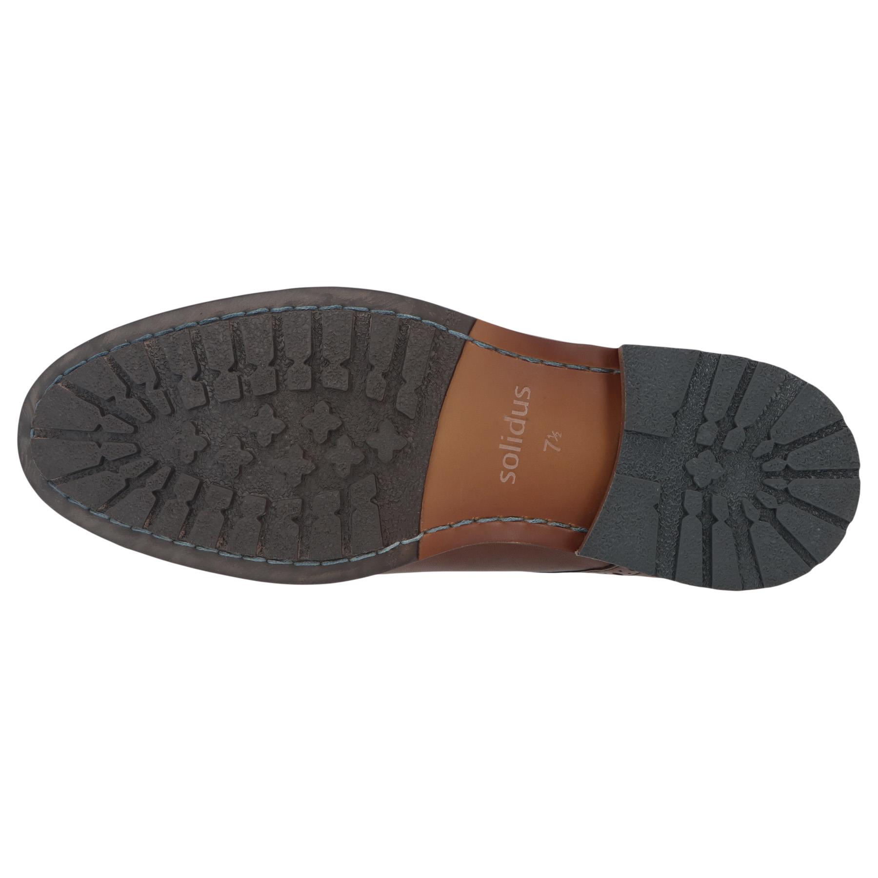 braune halbschuh sohlenansicht