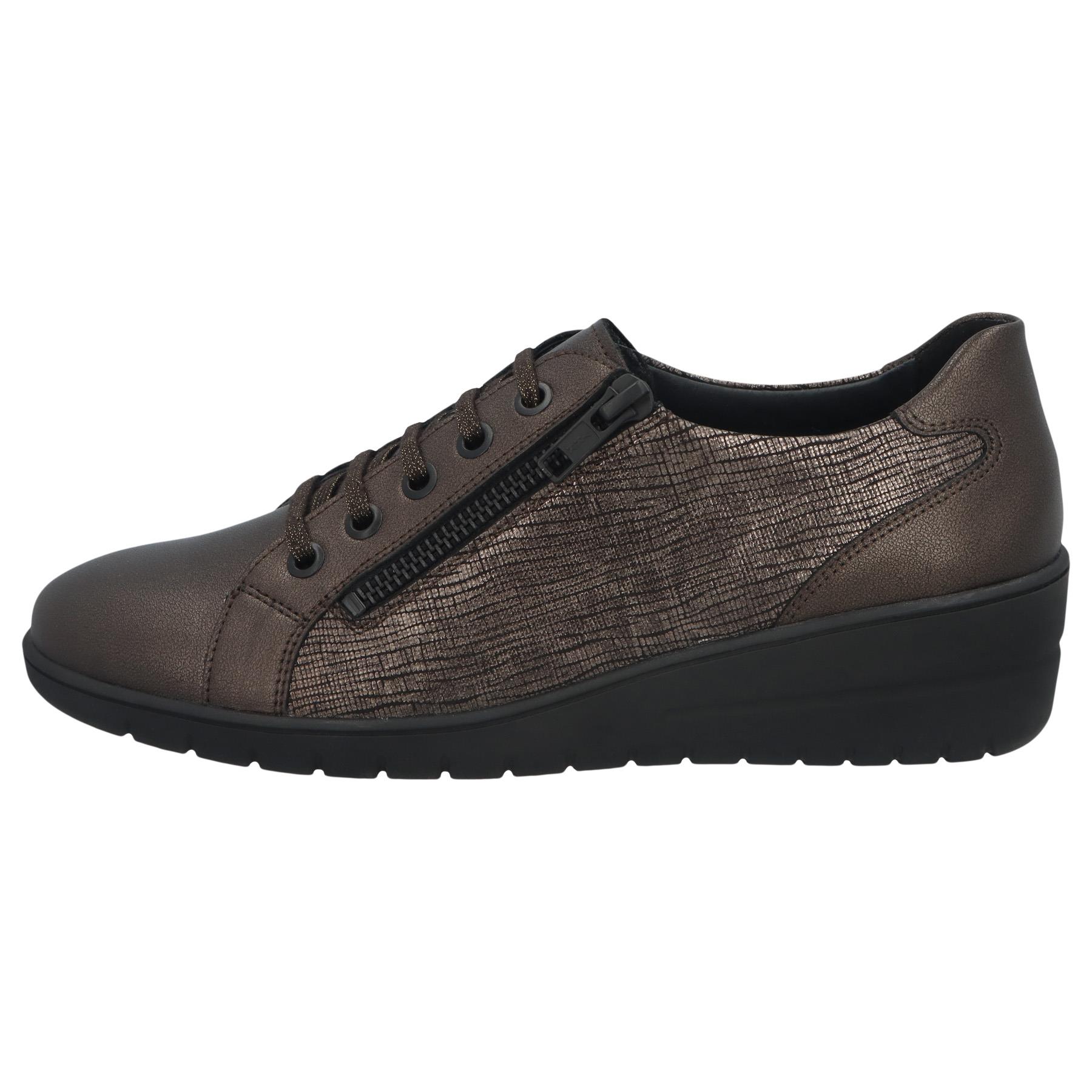 graue halbschuh seitenansicht links