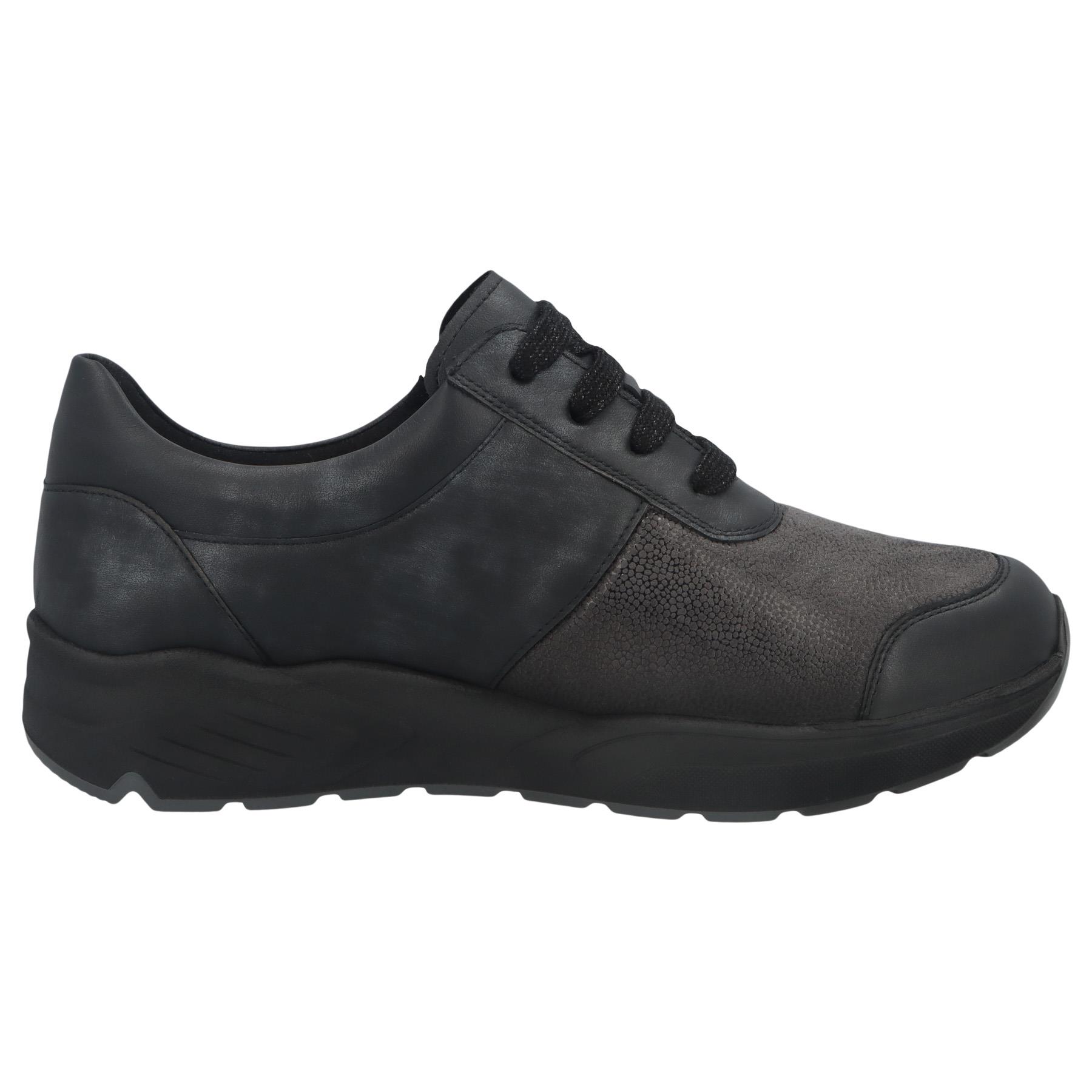 graue halbschuh seitenansicht rechts