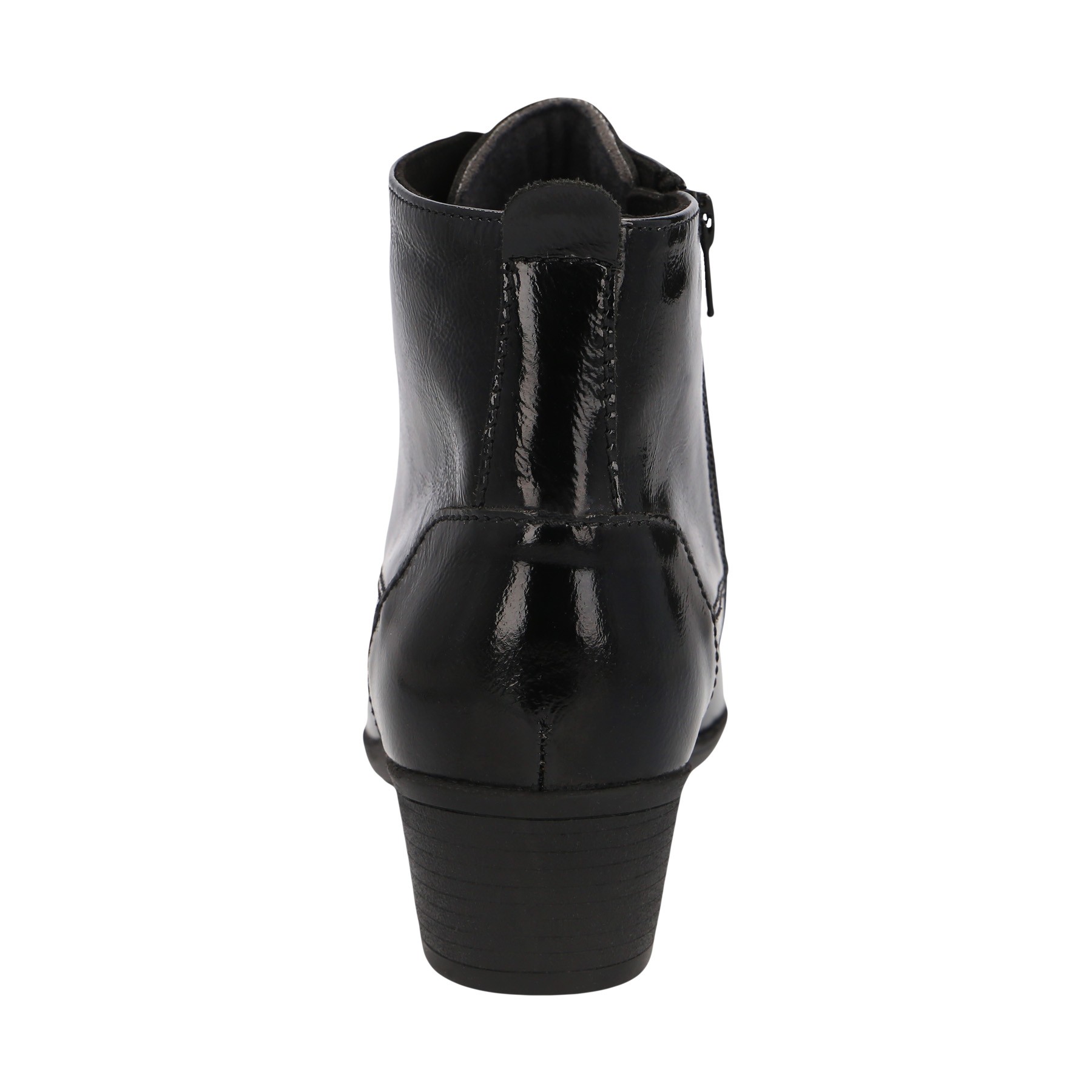 schwarze stiefel hinteransicht