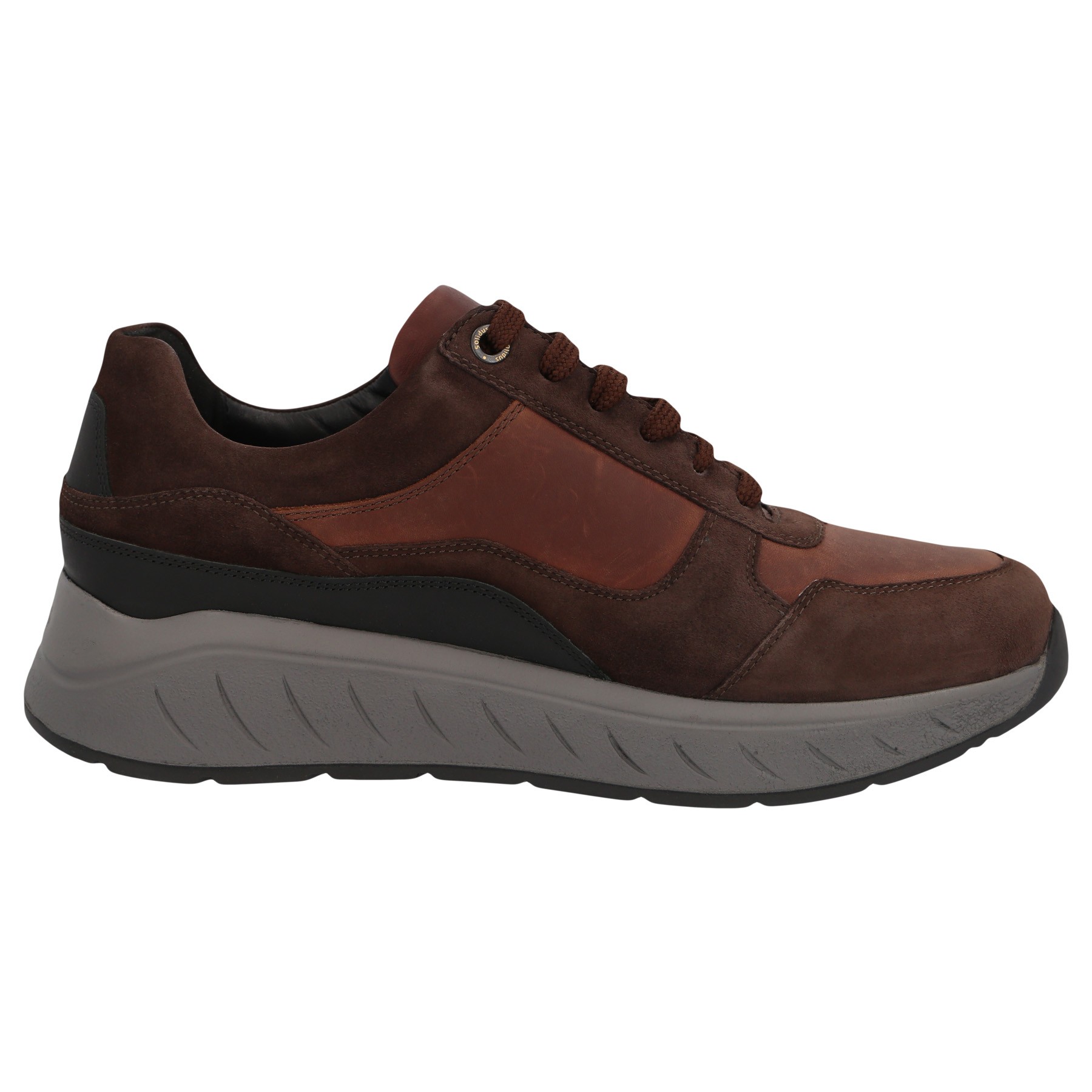 braune halbschuh seitenansicht rechts