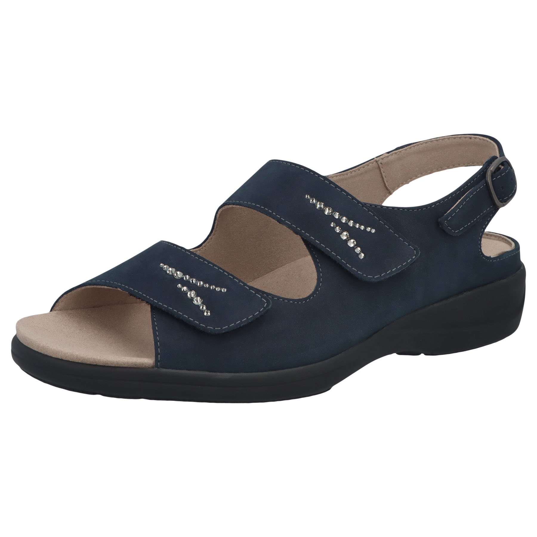 blaue sandale 3-4 ansicht