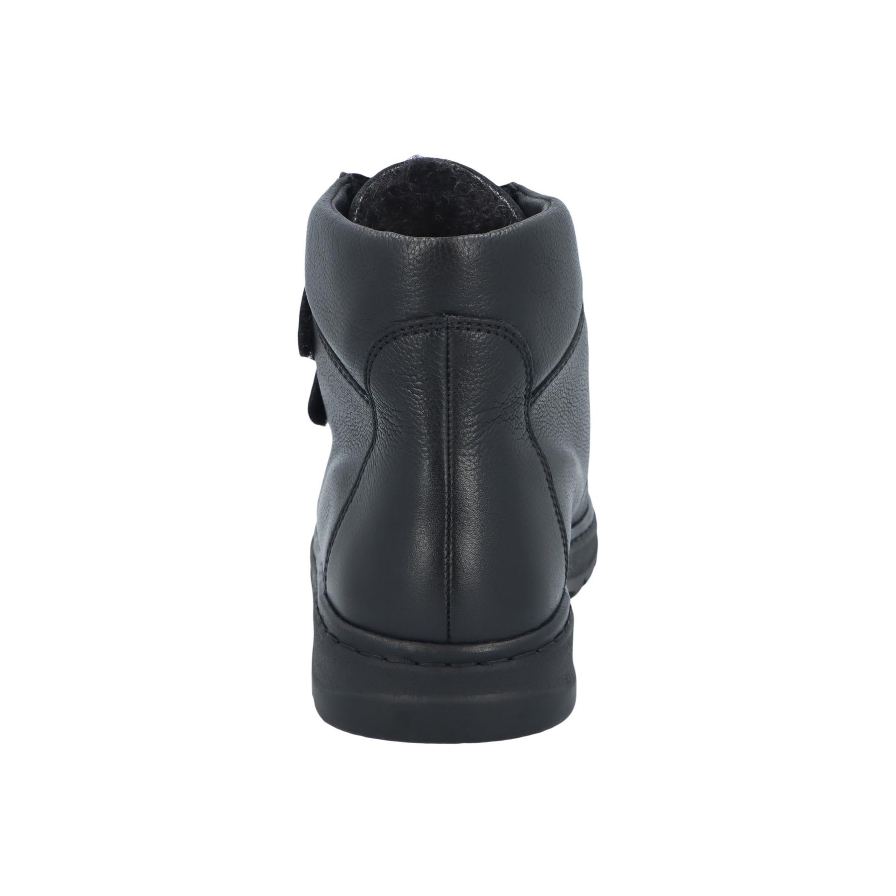 schwarze stiefel hinteransicht