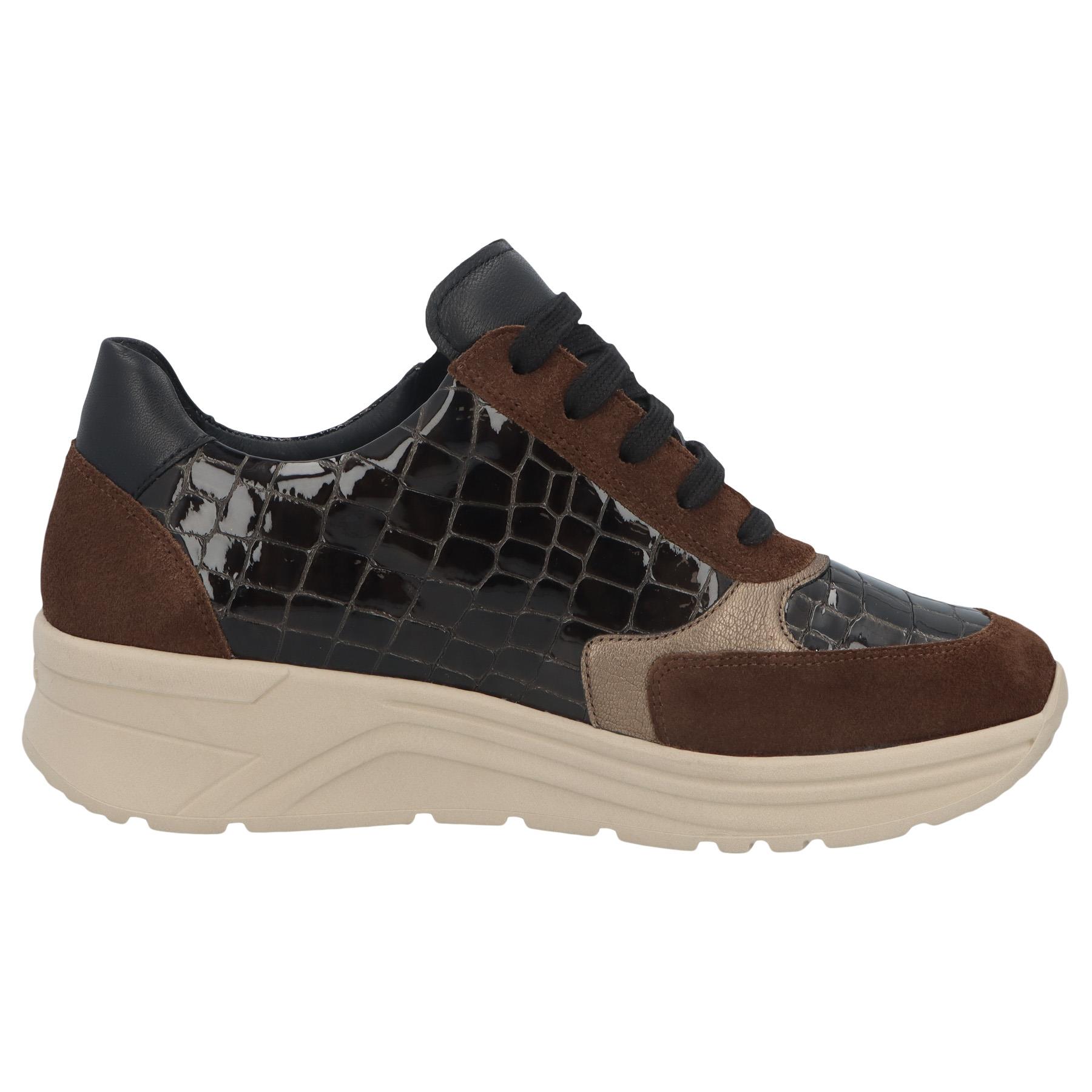 braune halbschuh seitenansicht rechts