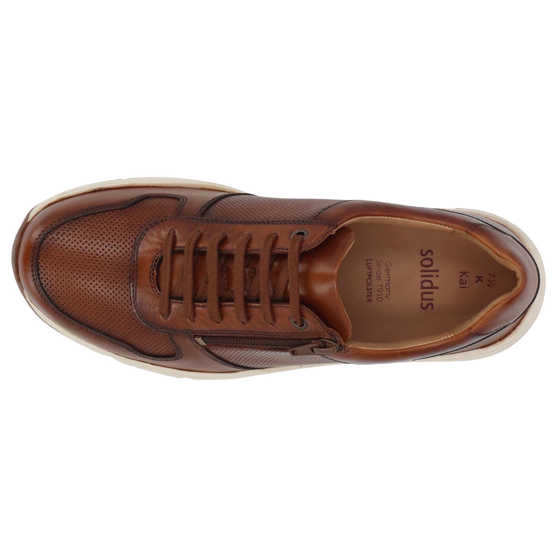 braune halbschuh draufsicht