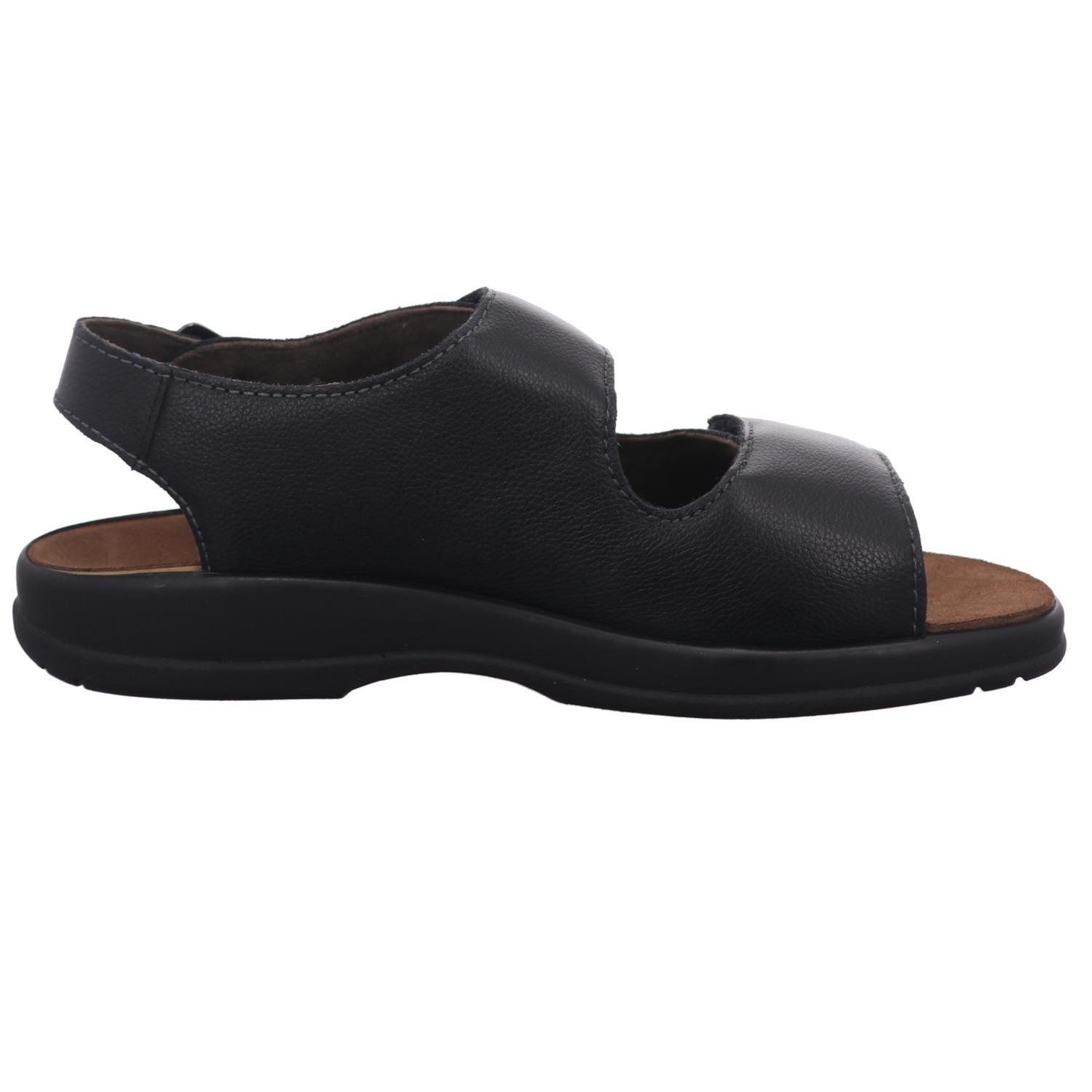 schwarze sandale seitenansicht rechts