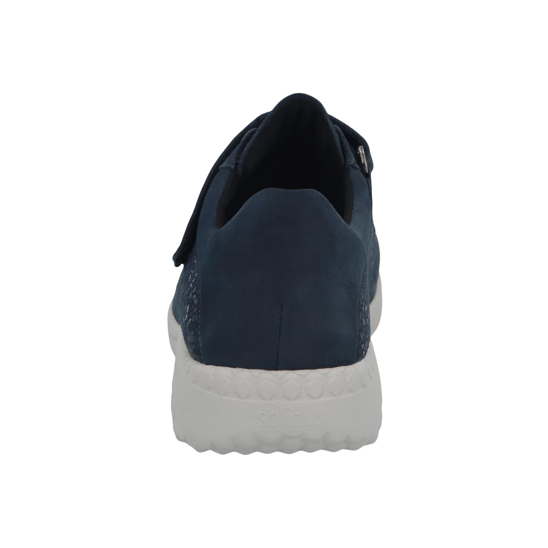 blaue slipper hinteransicht